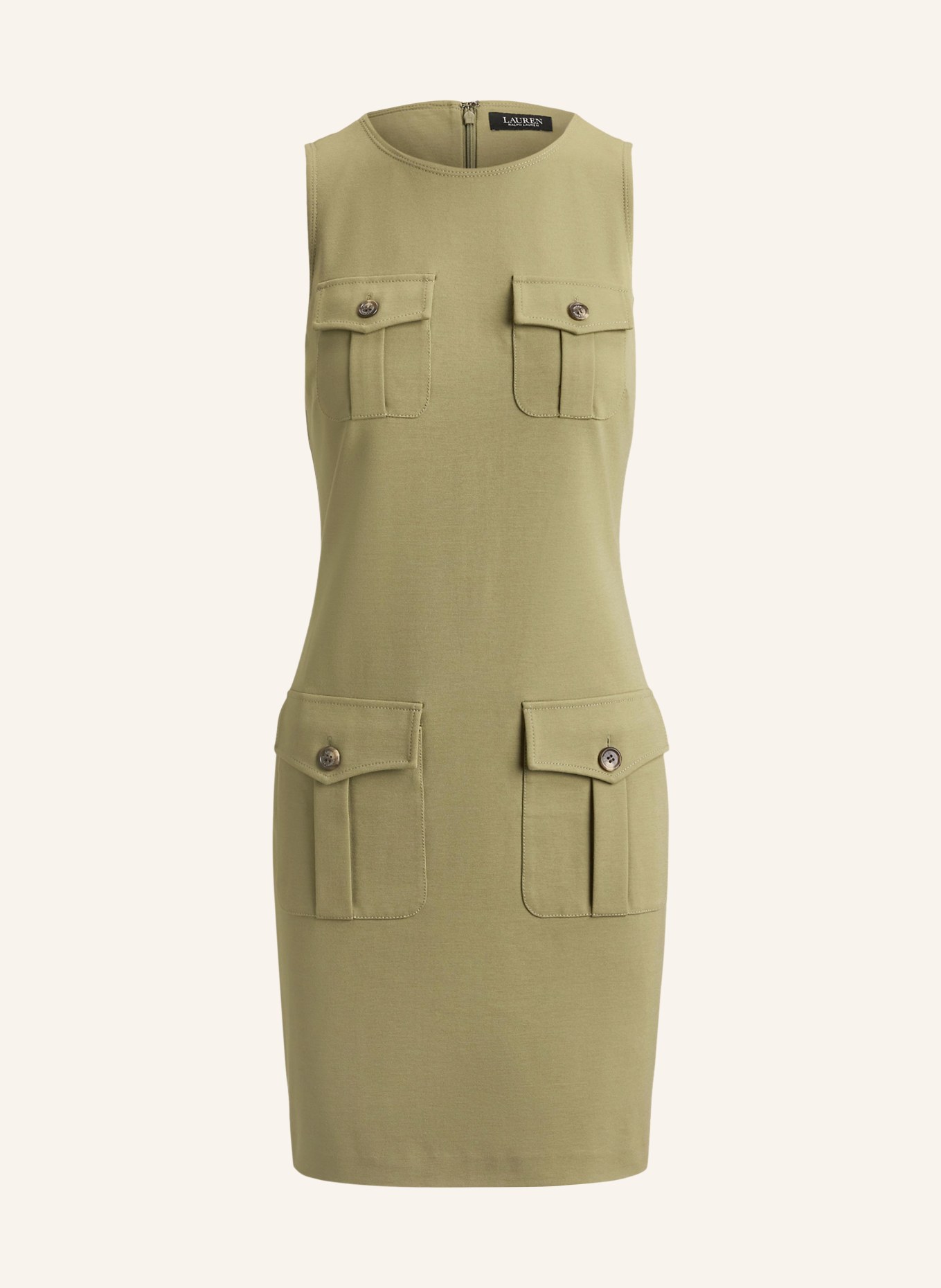 LAUREN RALPH LAUREN Jersey dress: OLIVE