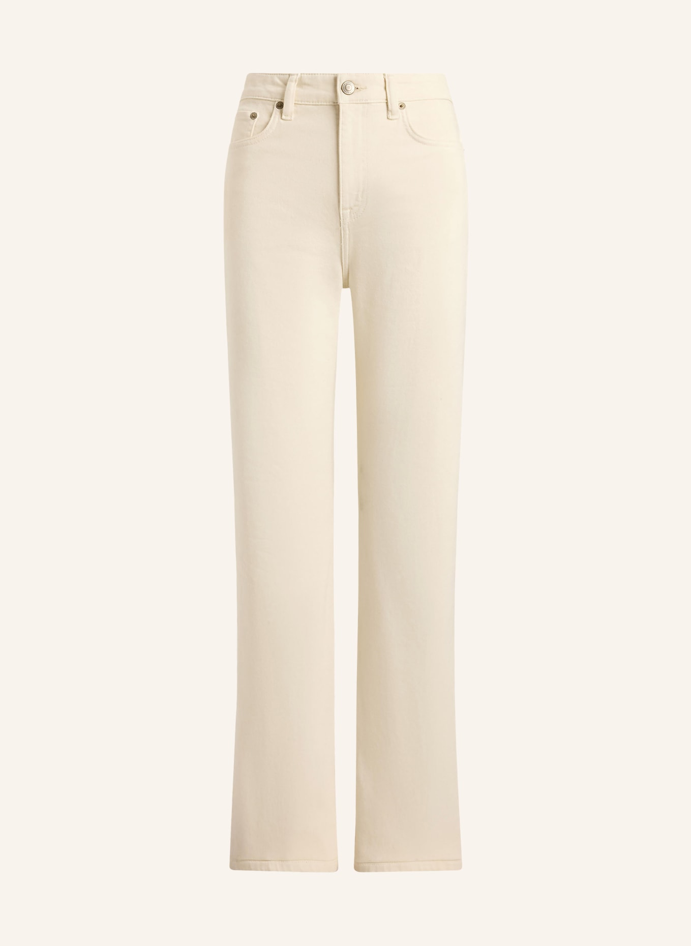 LAUREN RALPH LAUREN Straight Jeans: 001 CREAM WASH