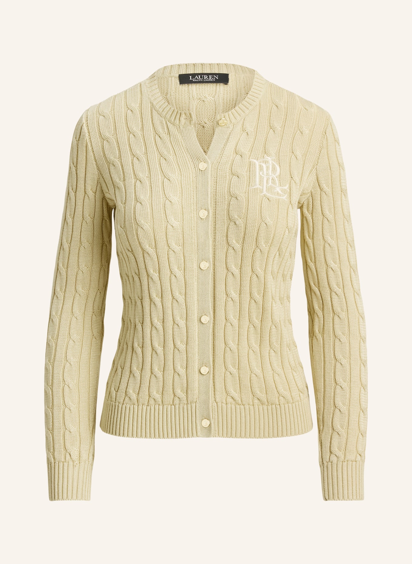LAUREN RALPH LAUREN Strickjacke: BEIGE