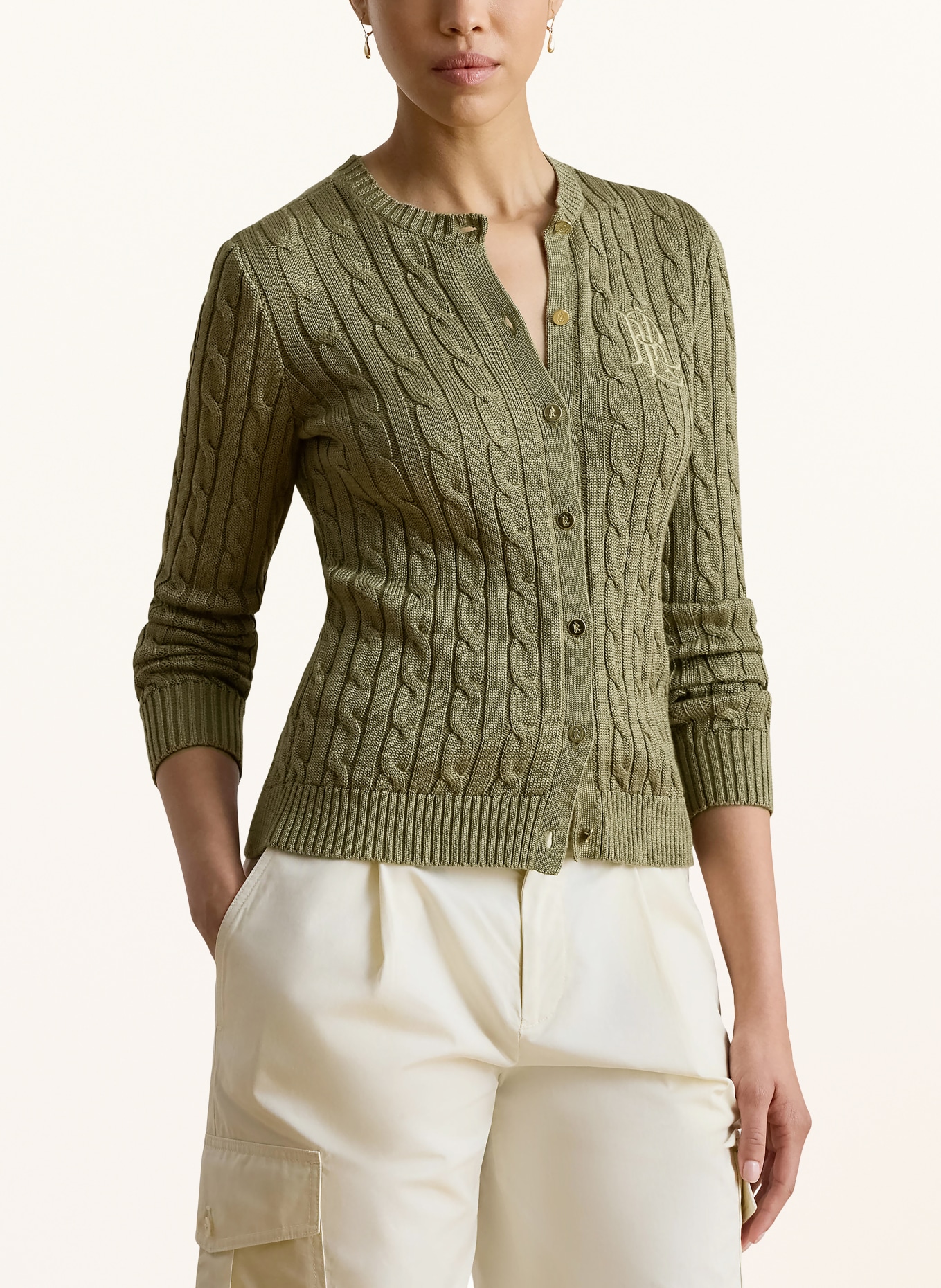 LAUREN RALPH LAUREN Kardigan: OLIWKOWY