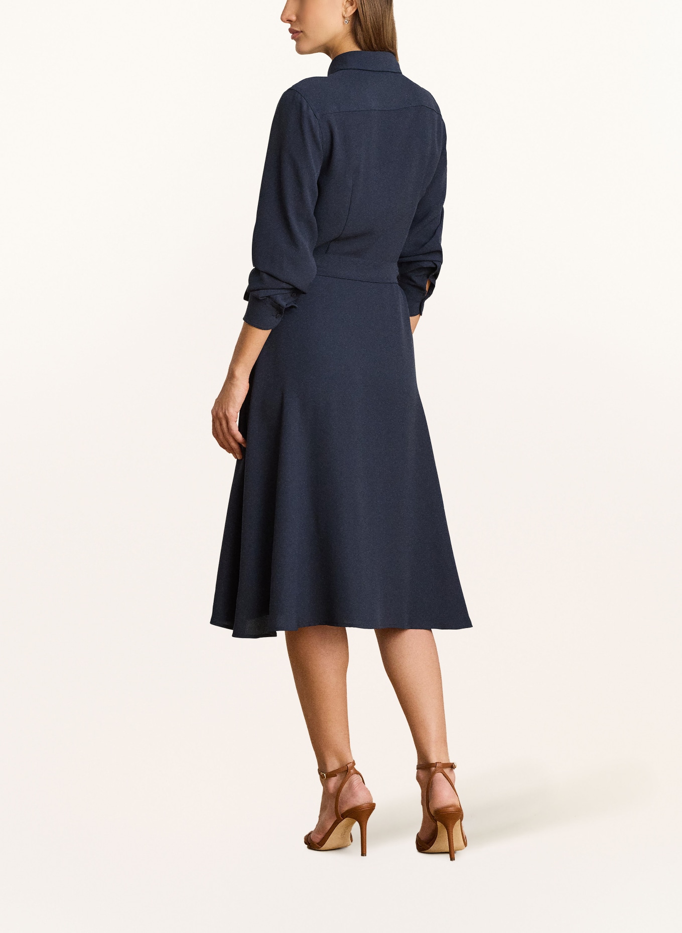LAUREN RALPH LAUREN Robe chemise: BLEU FONCÉ