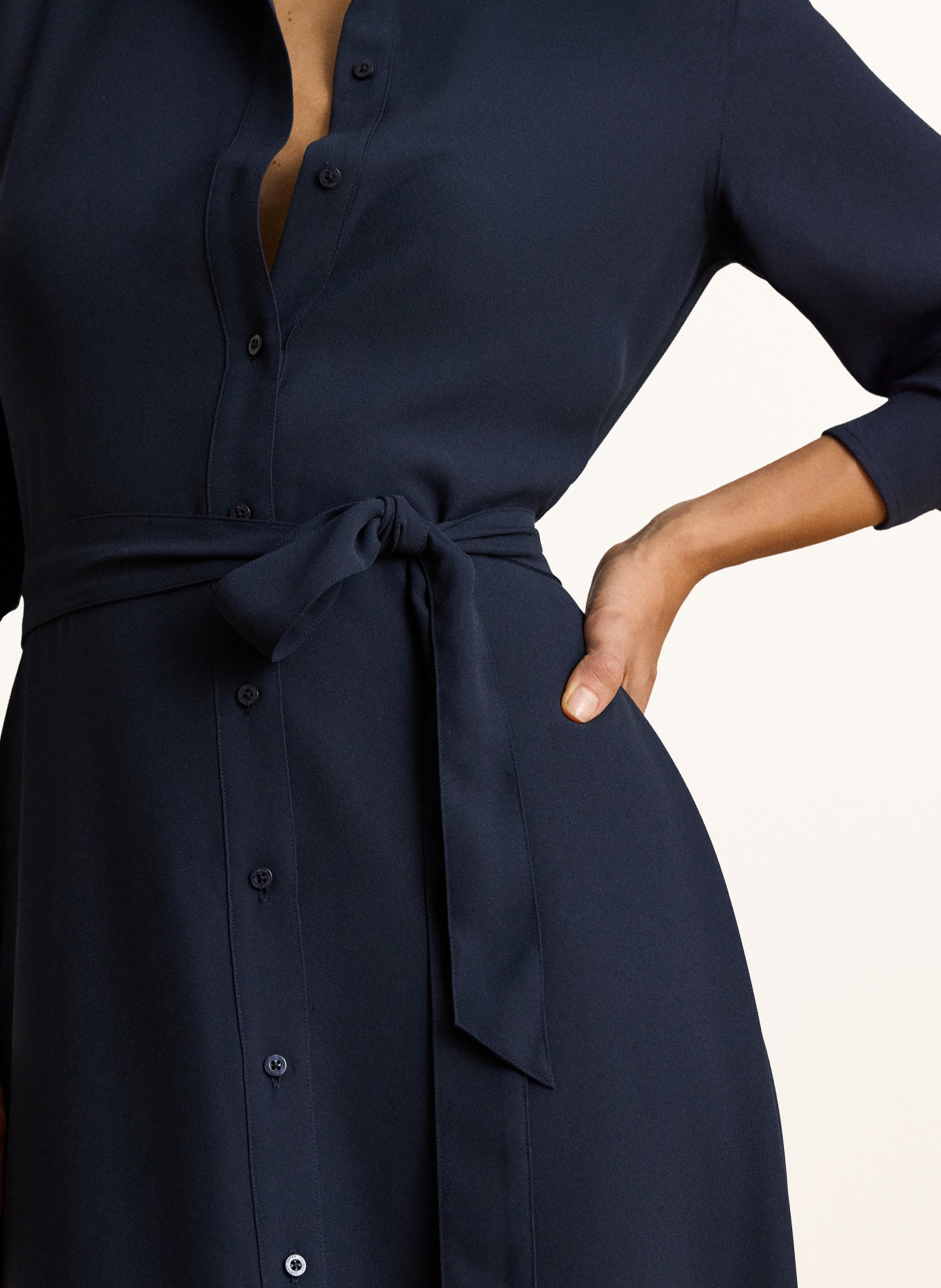 LAUREN RALPH LAUREN Robe chemise: BLEU FONCÉ