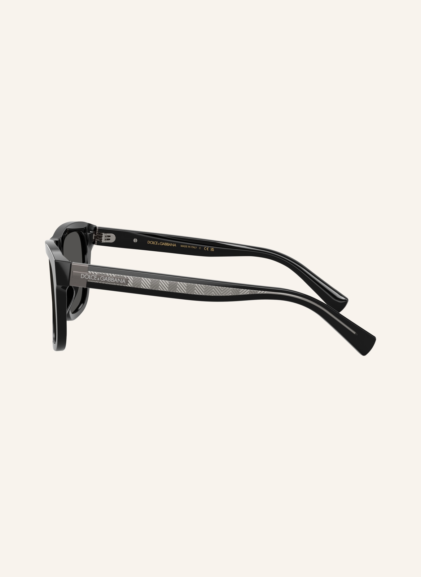DOLCE & GABBANA Solglasögon DG4545: SVART/ MÖRKGRÅ
