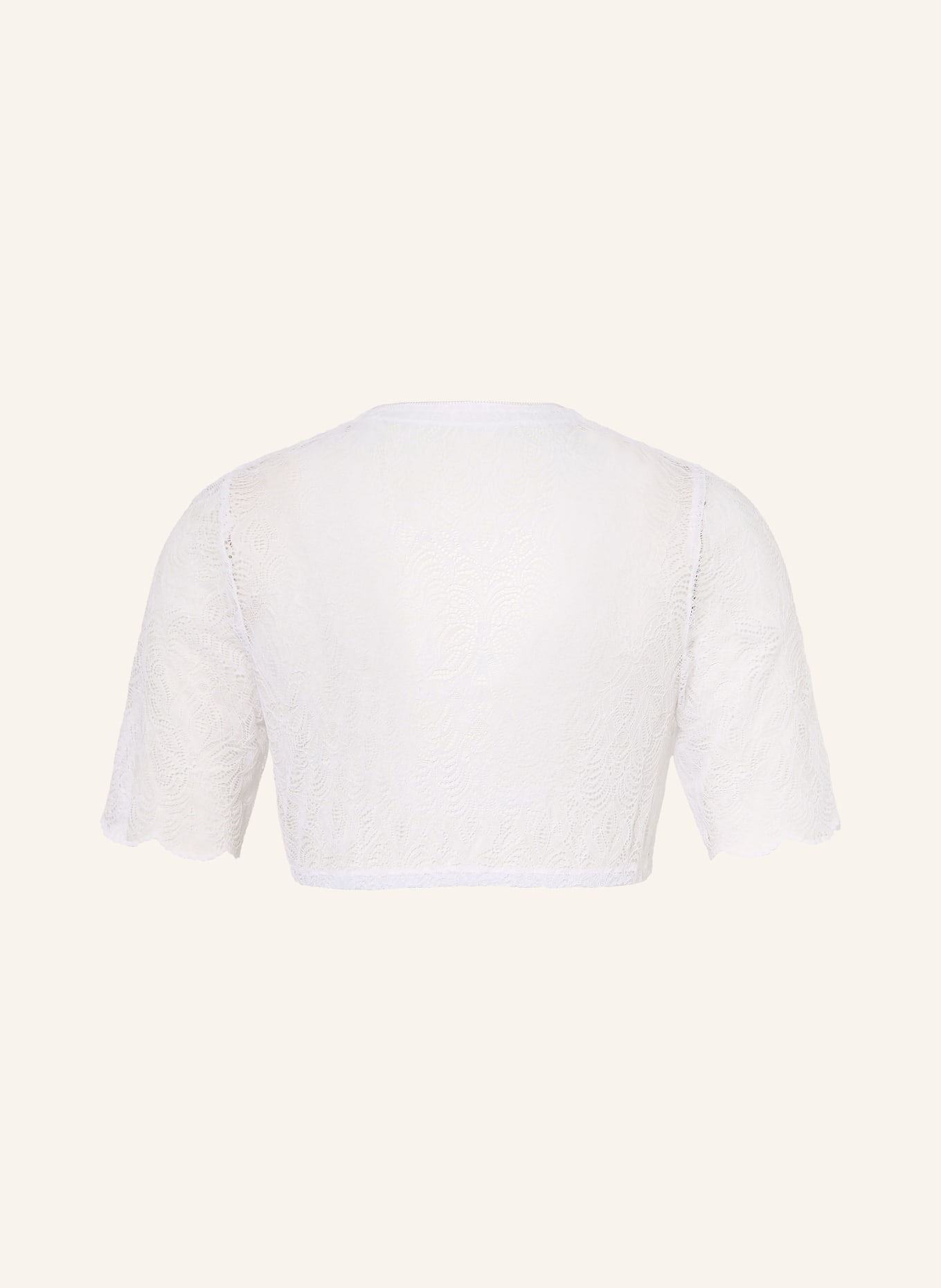 WALDORFF Dirndlbluse VALERIE aus Spitze: WEISS