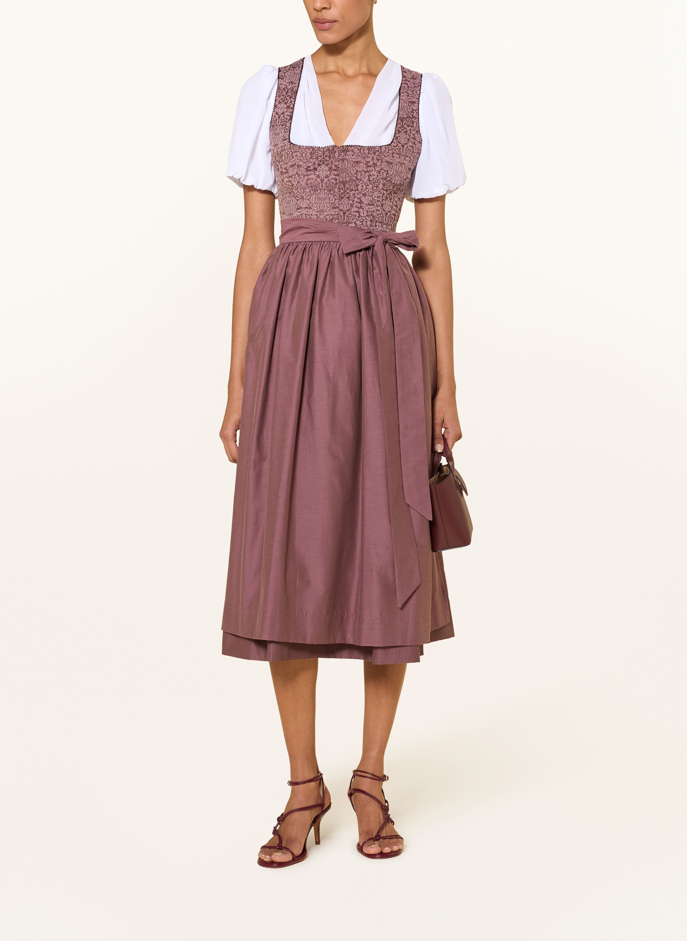 WALDORFF Dirndlbluse MALINA: WEISS