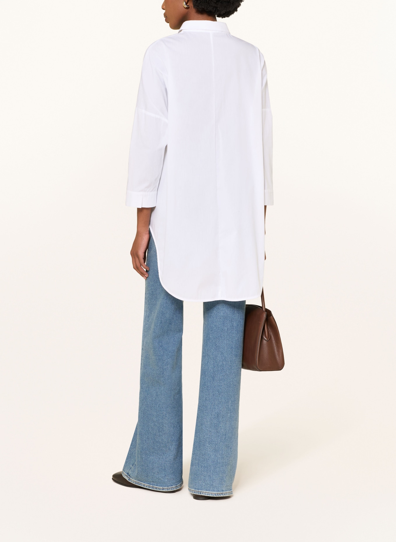 lilienfels Blouse with 3/4 sleeves: WHITE