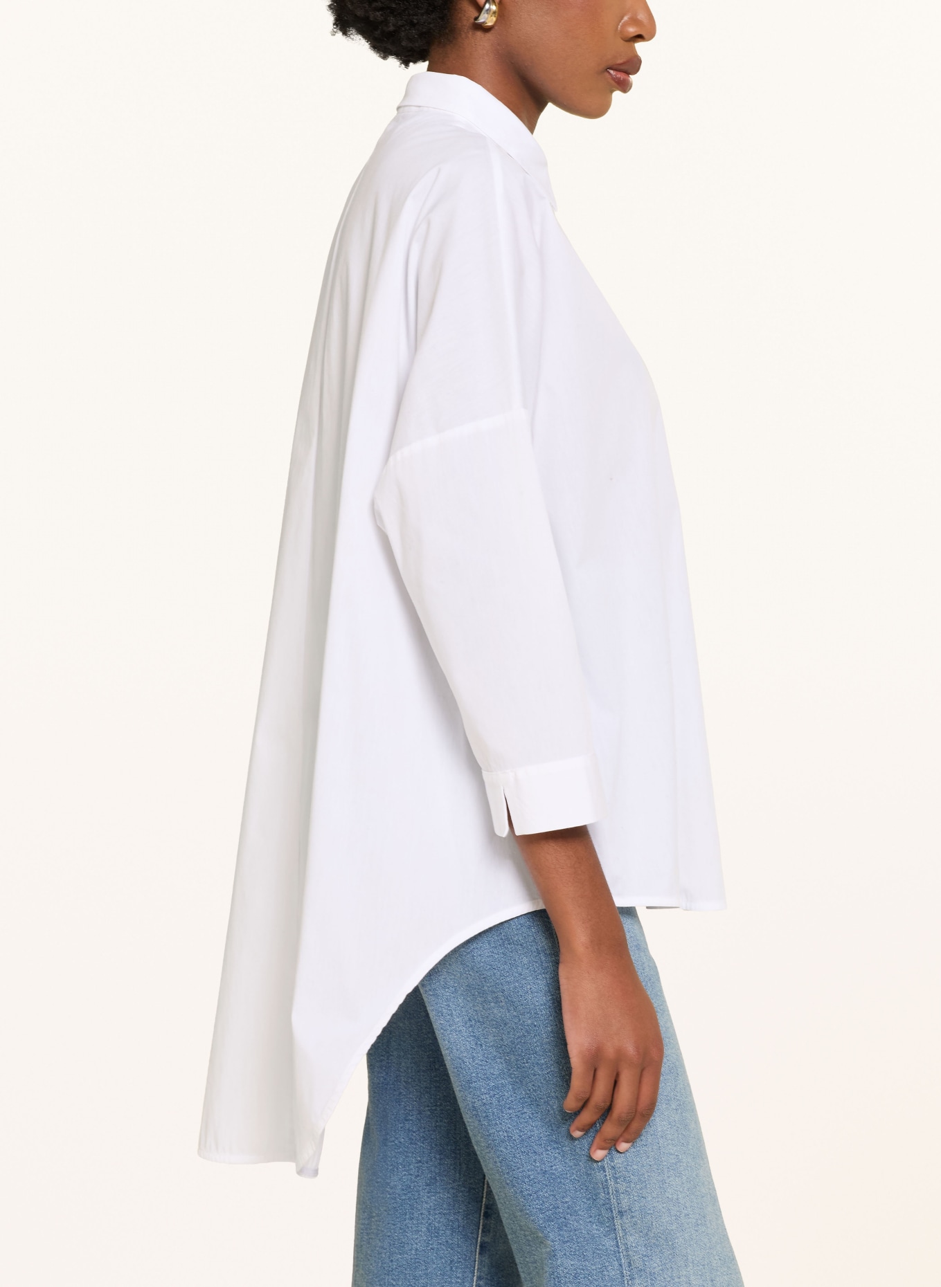 lilienfels Blouse with 3/4 sleeves: WHITE
