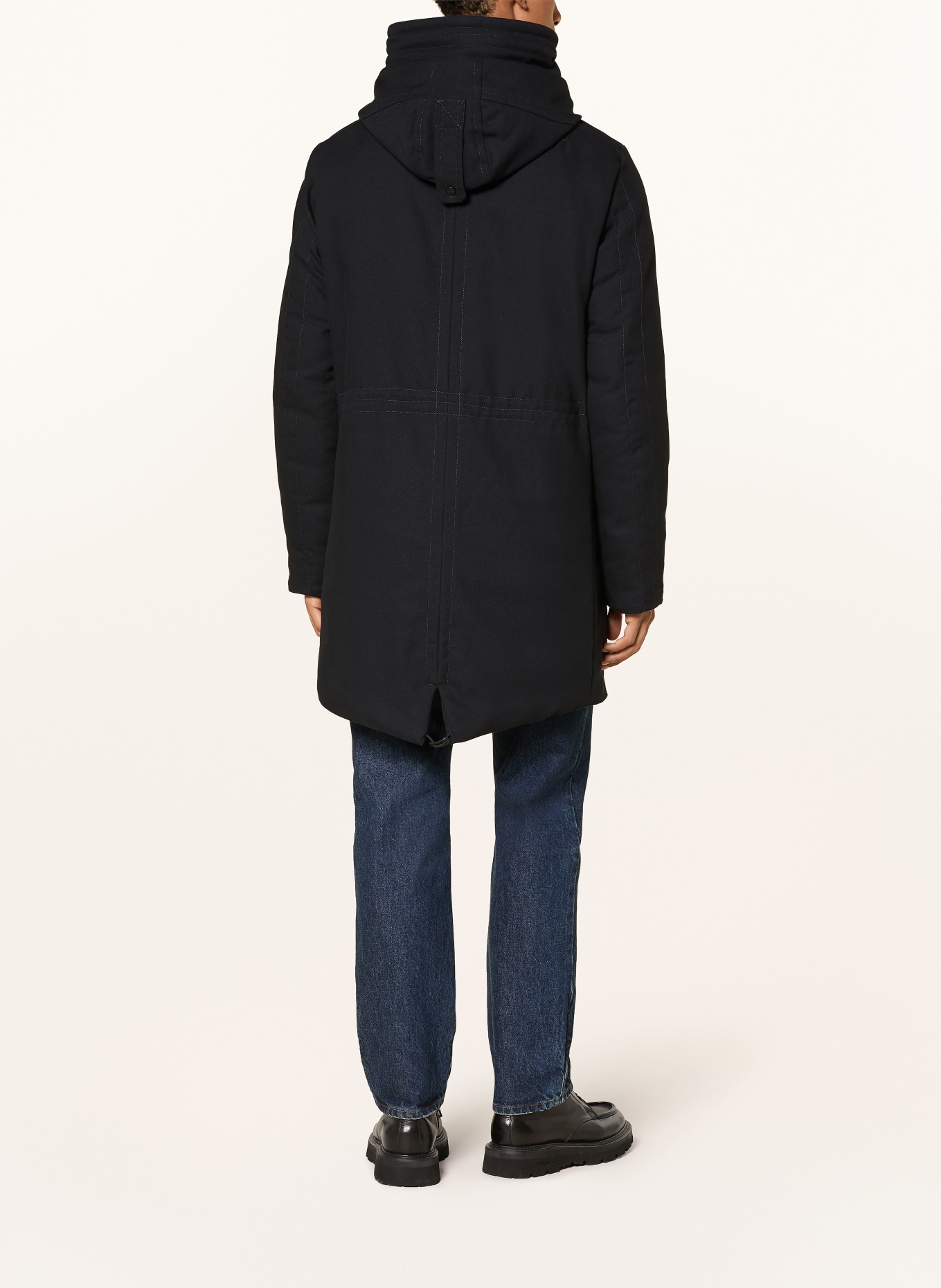 PEUTEREY Parka en duvet KASA KI 05: BLEU FONCÉ