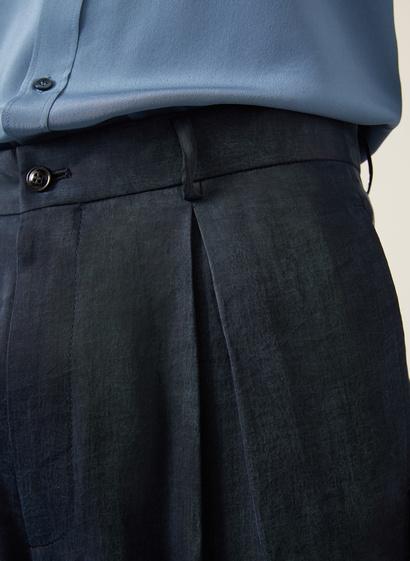 GIORGIO ARMANI Chino Regular Fit: DONKERBLAUW