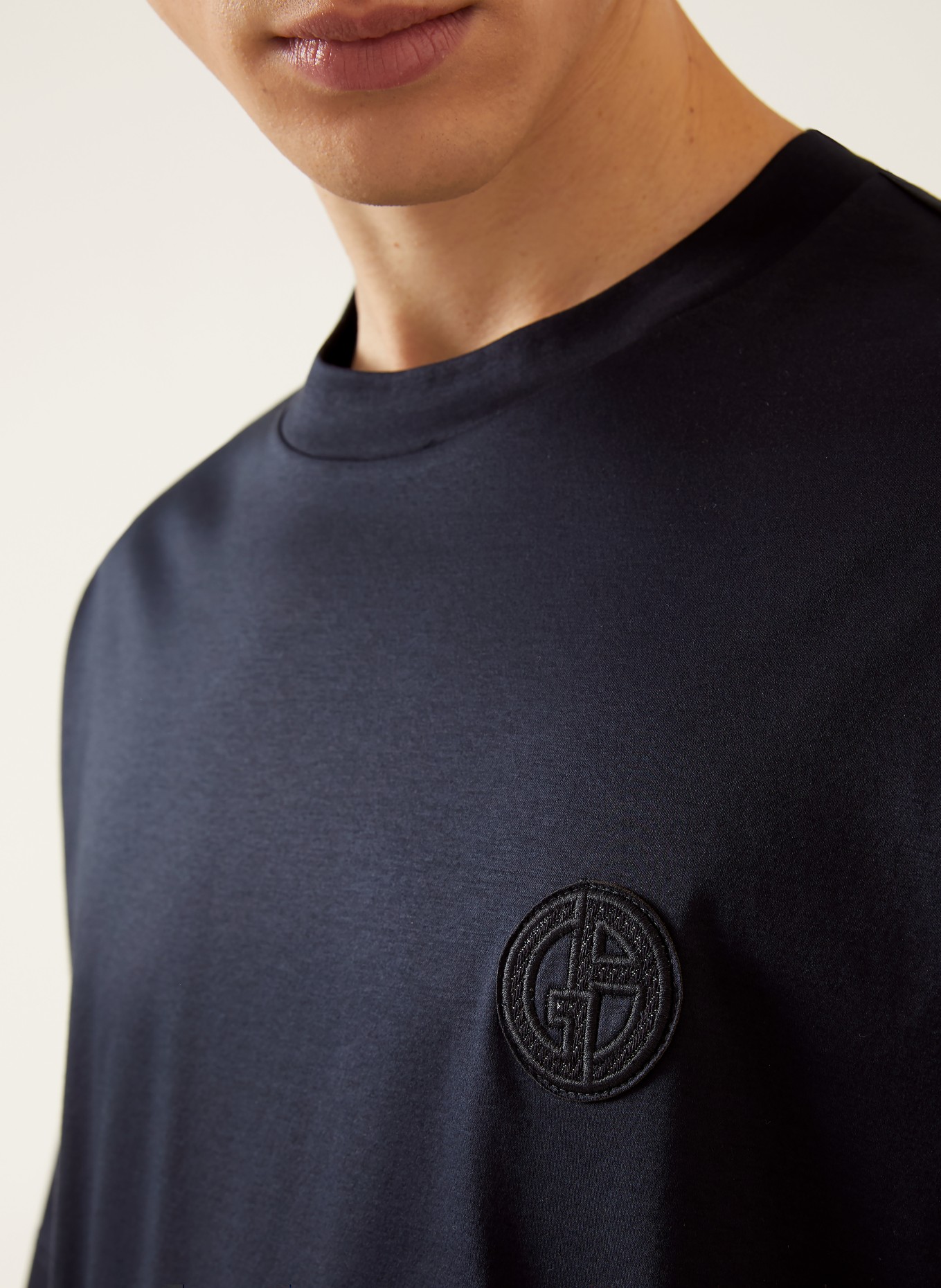 GIORGIO ARMANI T-shirt: DONKERBLAUW