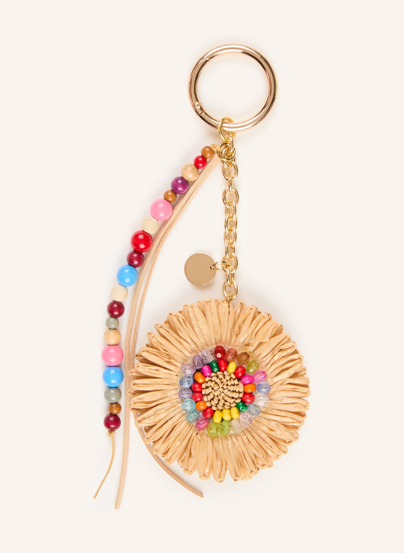 MRS & HUGS Breloki do torebek: BEŻOWY / ZŁOTY