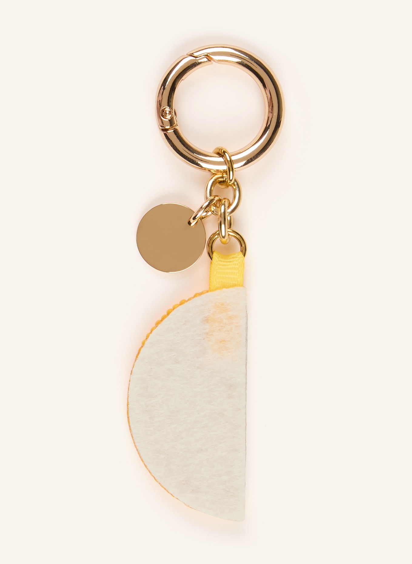 MRS & HUGS Bag charms: DARK YELLOW / GOLD / WHITE