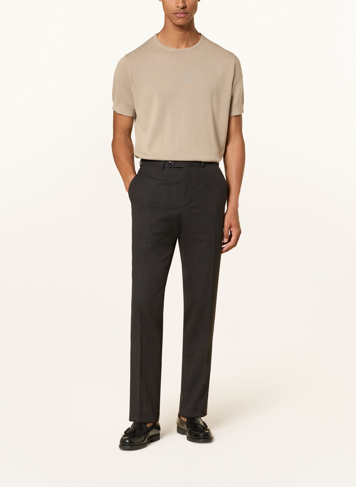 DIGEL Anzug DAREN Modern Fit: SCHWARZ / GRAU