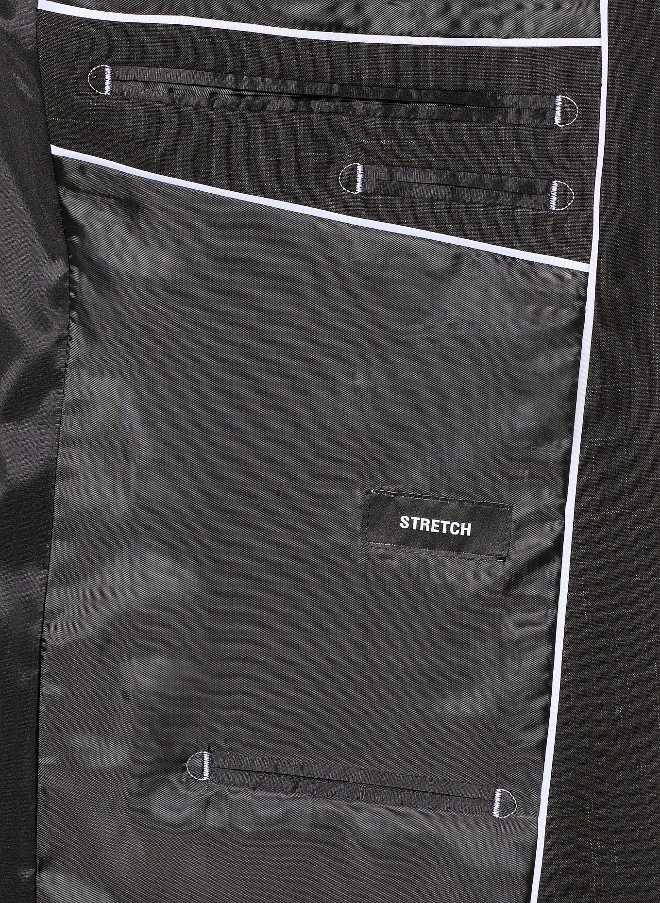 DIGEL Anzug DAREN Modern Fit: SCHWARZ / GRAU