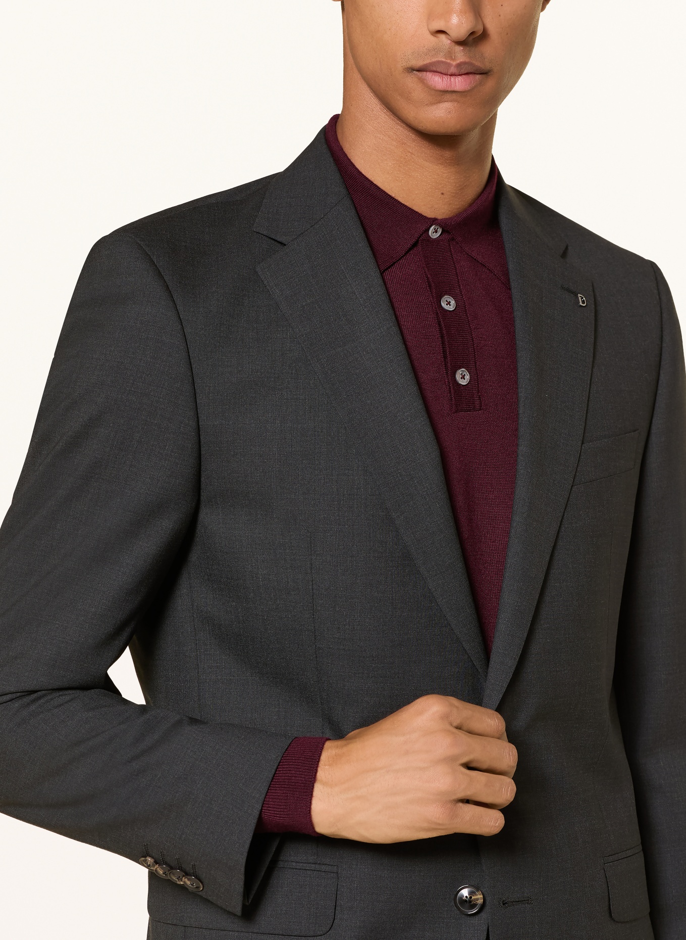 DIGEL Anzug DAREN Modern Fit: GRAU