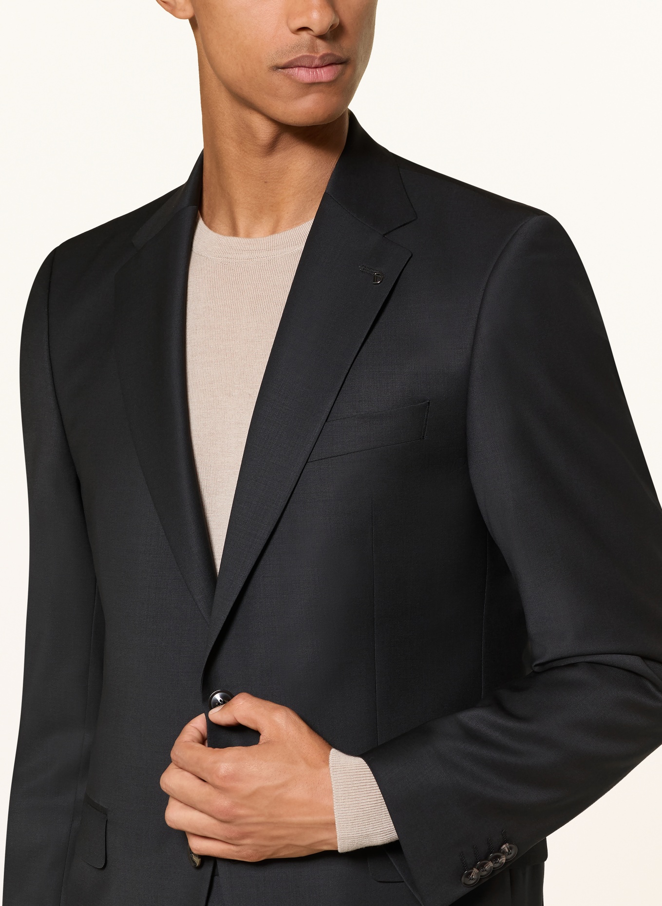 DIGEL Anzug DAREN Modern Fit: SCHWARZ