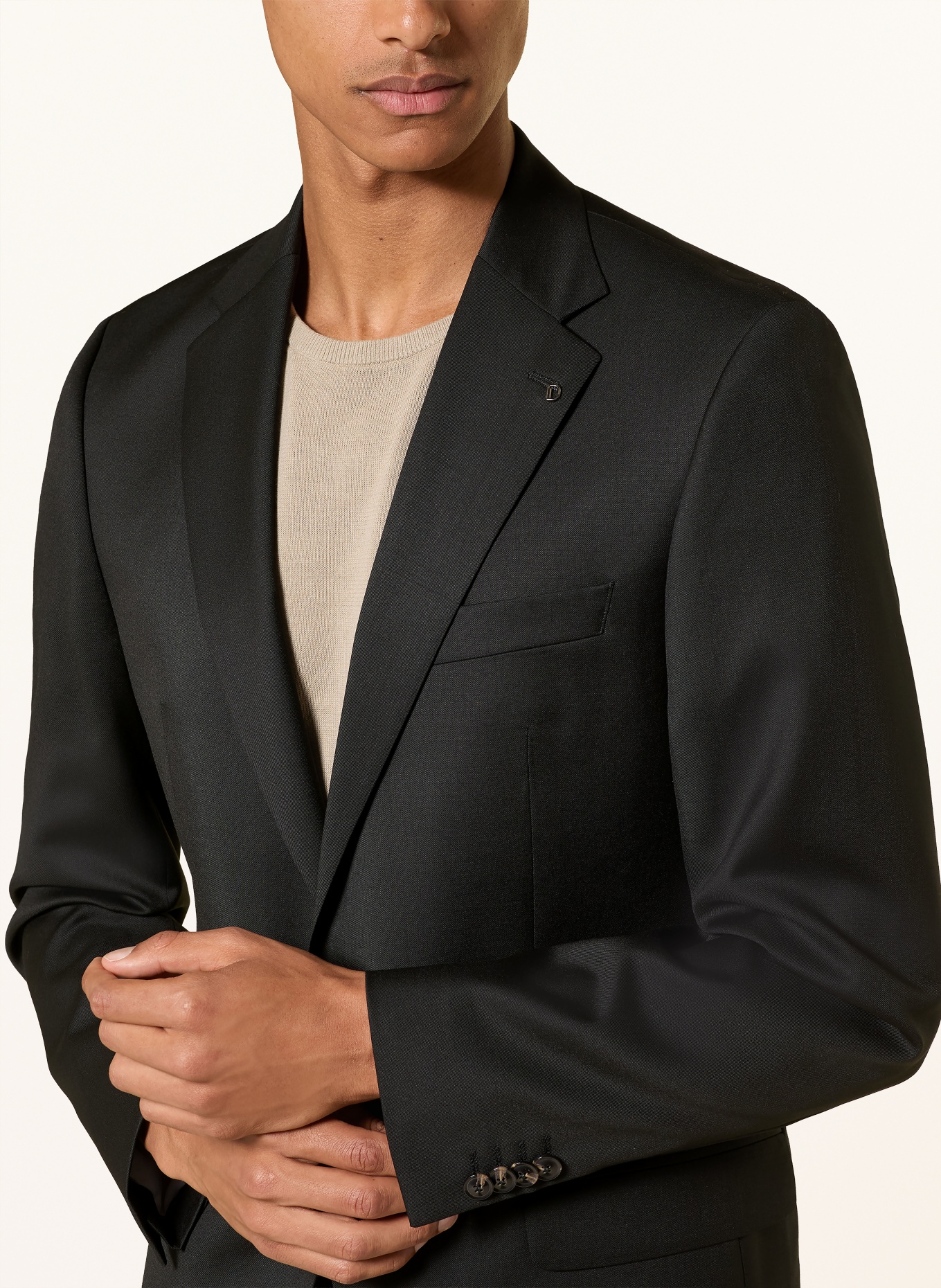 DIGEL Anzug DAREN Modern Fit: SCHWARZ