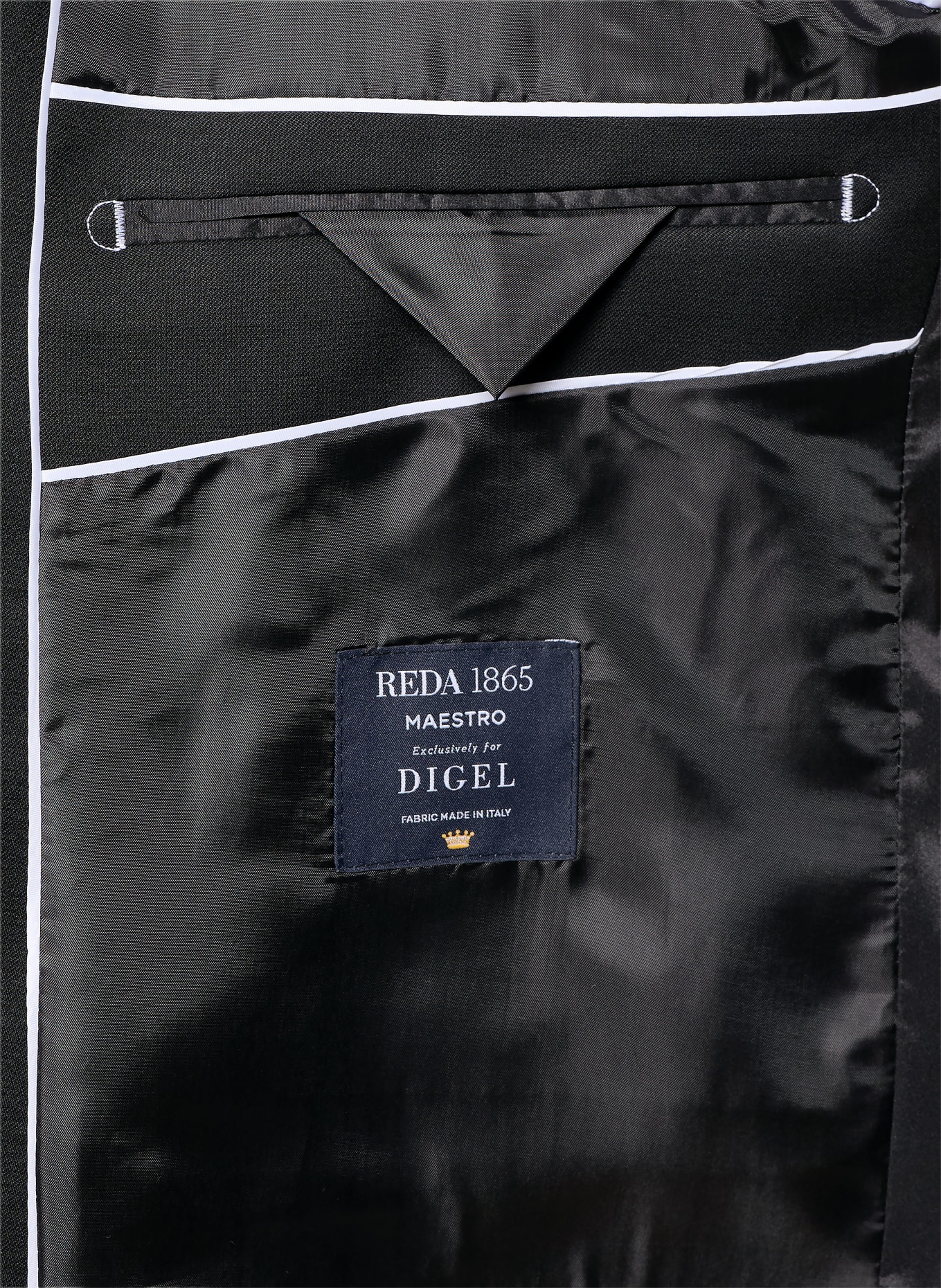 DIGEL Anzug DAREN Modern Fit: SCHWARZ