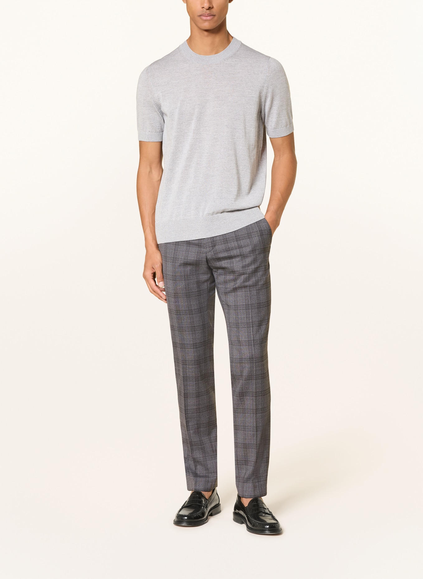 DIGEL move ANTHONY Extra Slim Fit Suit: LIGHT GRAY / DARK GRAY / GRAY
