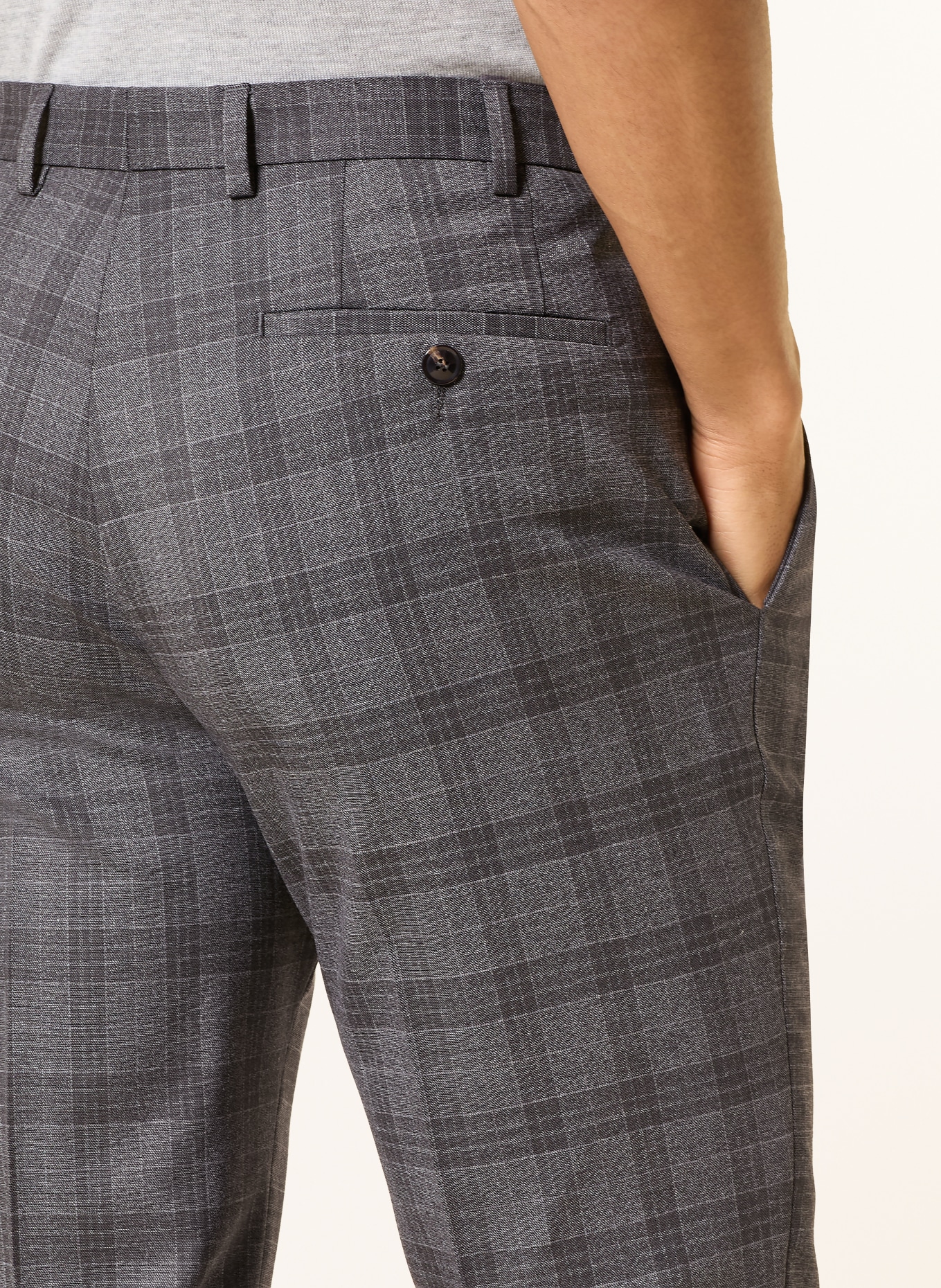 DIGEL move ANTHONY Extra Slim Fit Suit: LIGHT GRAY / DARK GRAY / GRAY