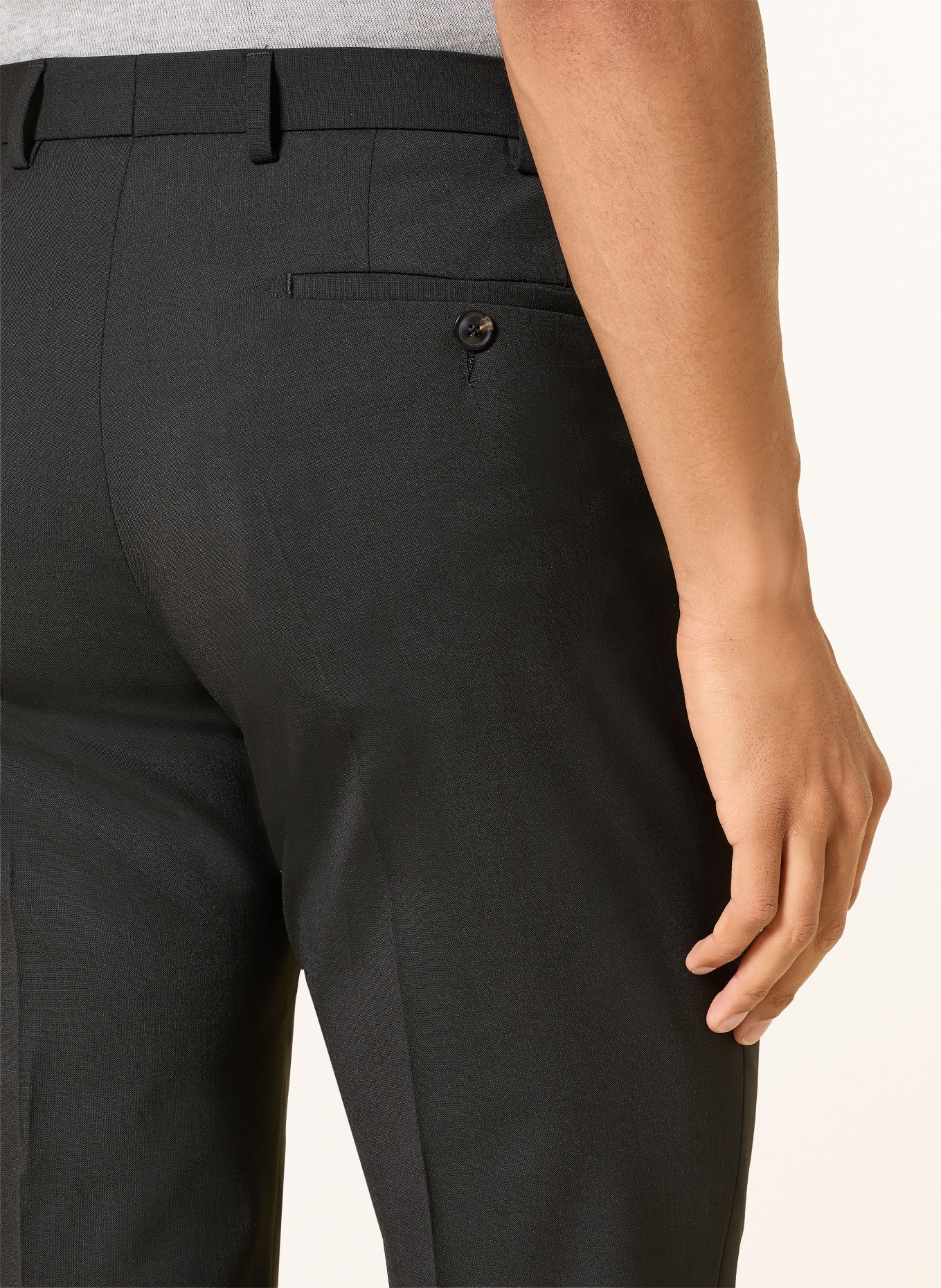 DIGEL move Garnitur ANTHONY Extra Slim Fit: CZARNY
