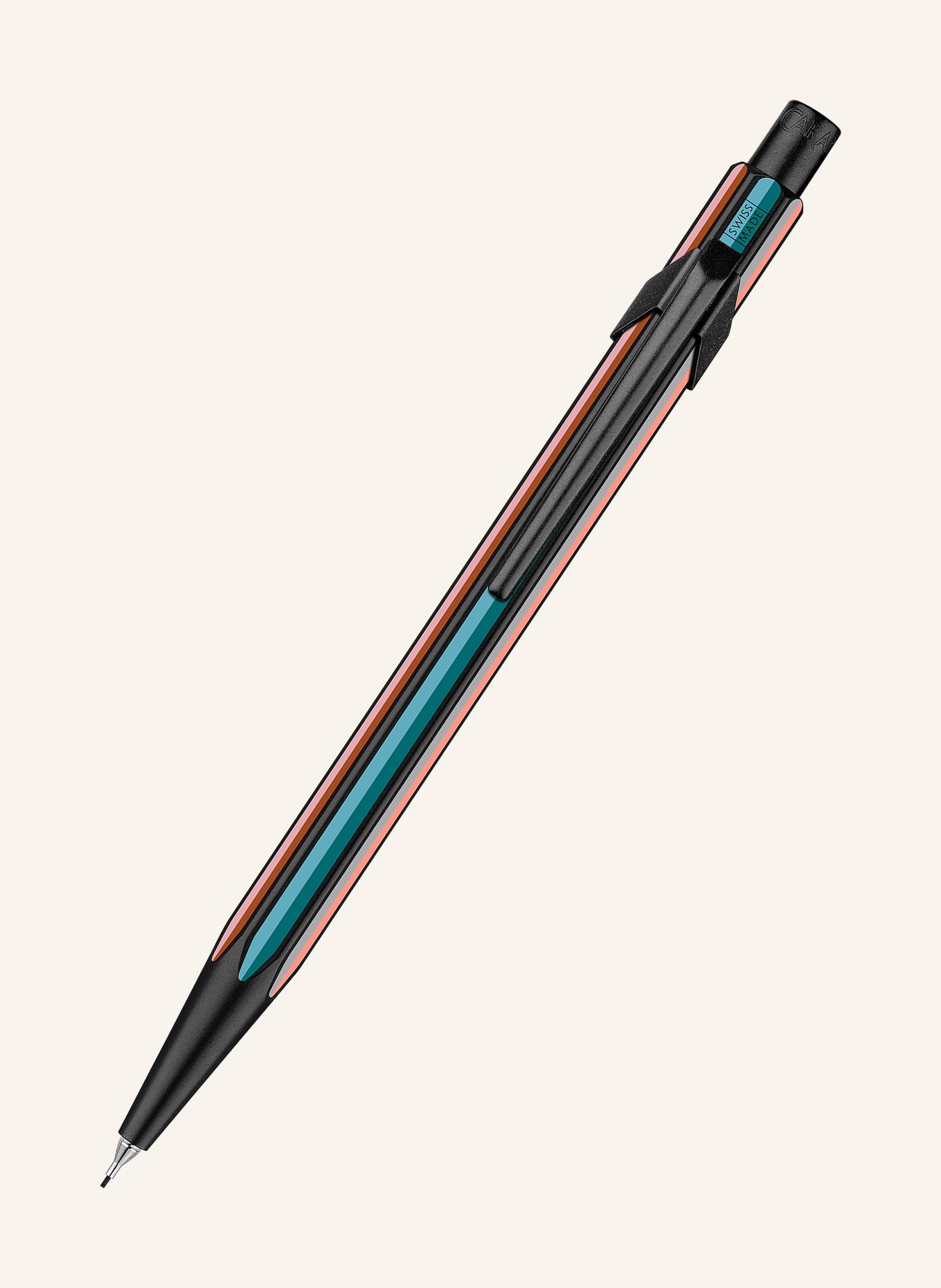 CARAN d'ACHE Penneholder 849™ PAUL SMITH EDITION: SORT / RØD / PETROL