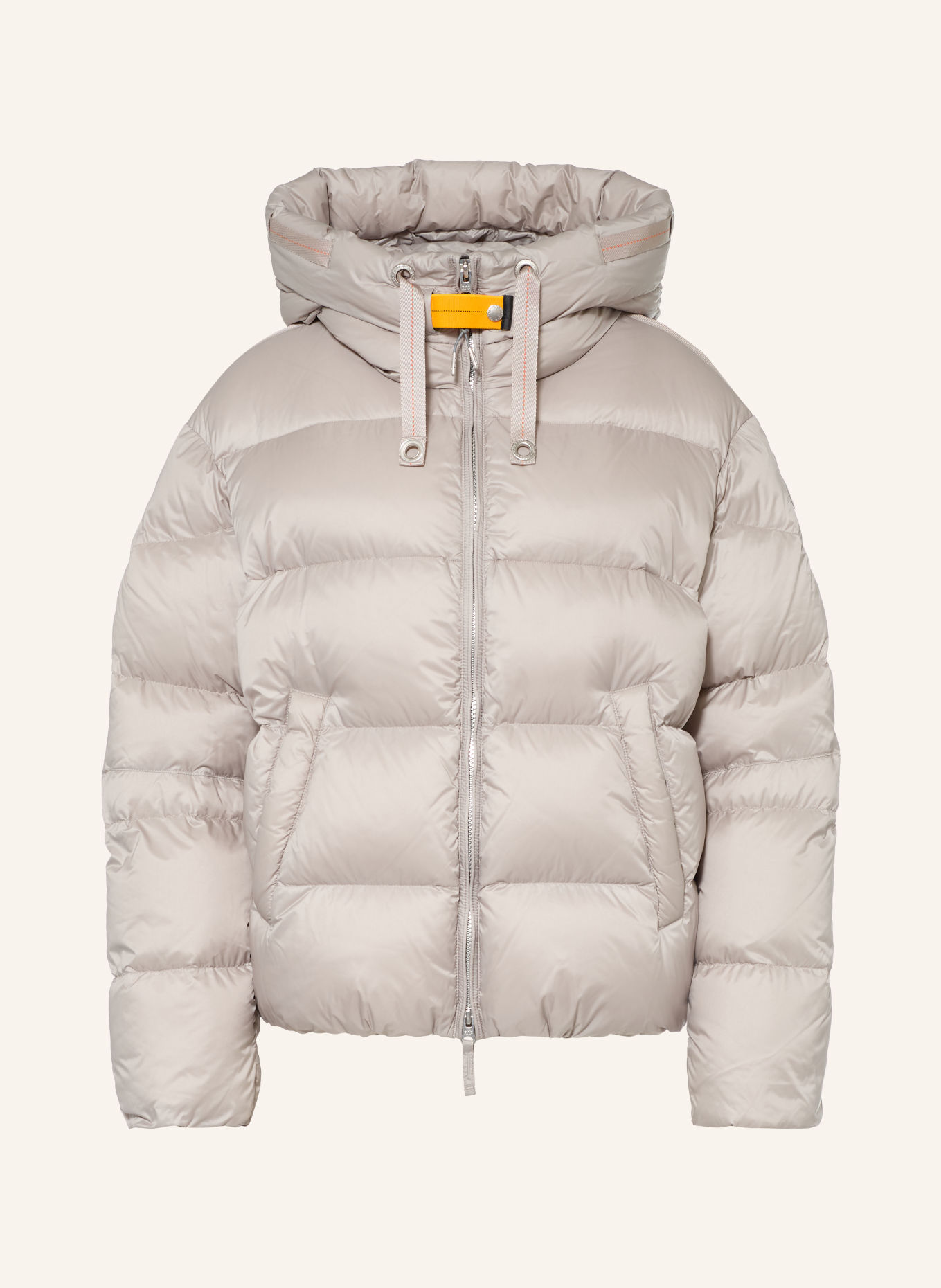 PARAJUMPERS Péřové bundy: SVĚTLE ŠEDÁ