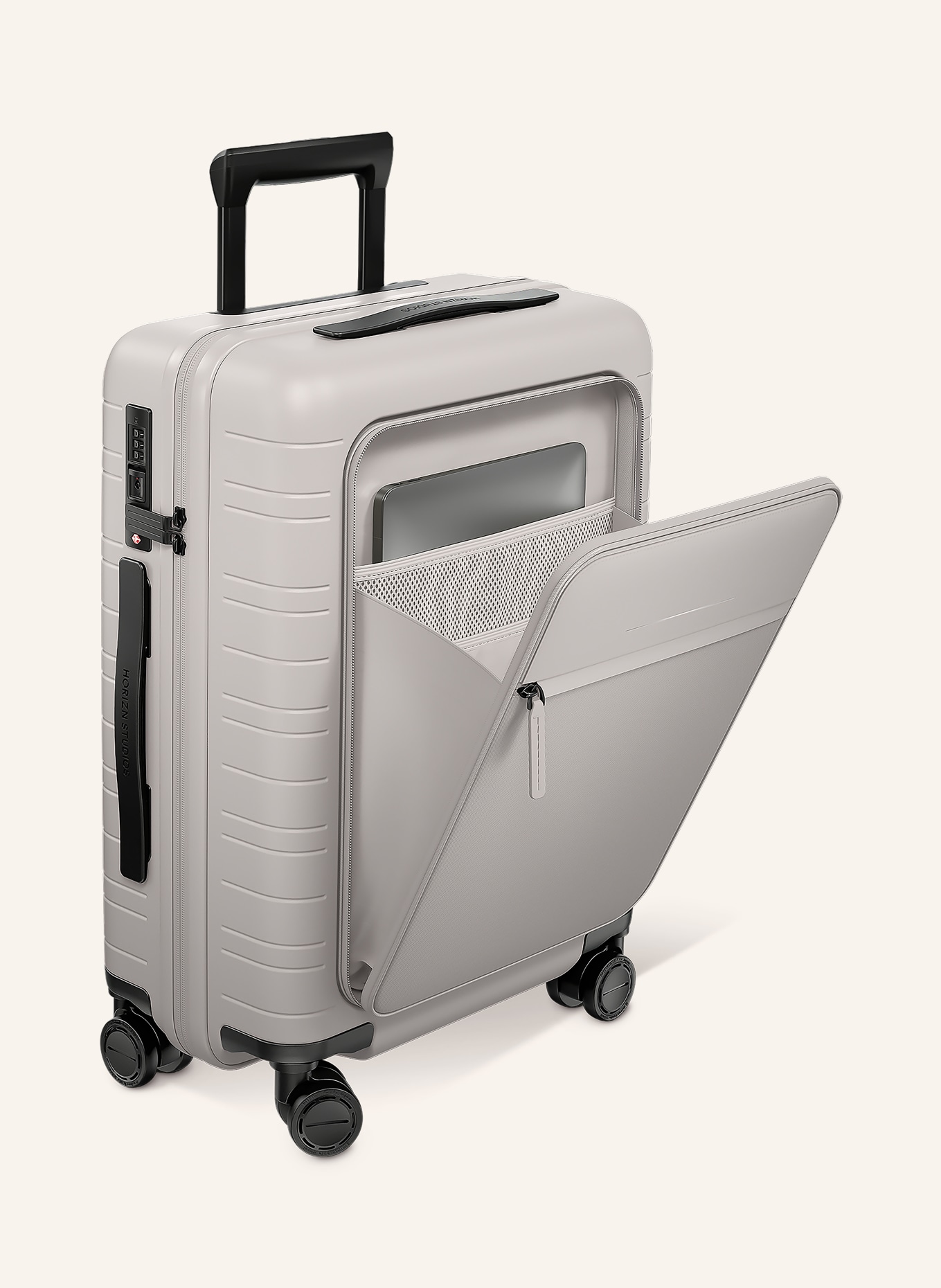 HORIZN STUDIOS Valise à roulettes M5 PRO: GRIS CLAIR