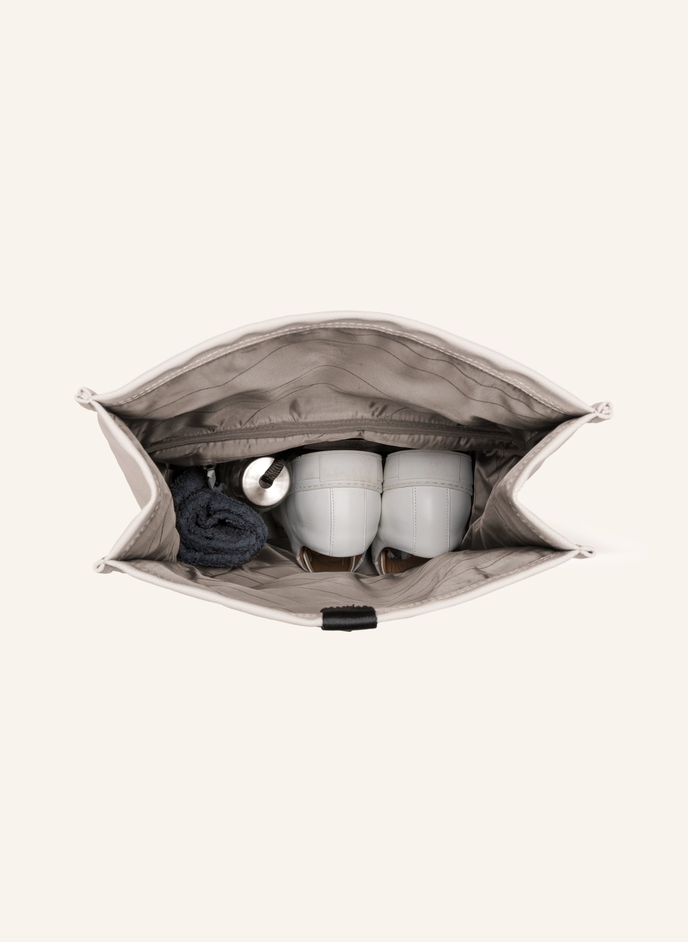 HORIZN STUDIOS Sac à dos SOFO 22 l avec compartiment pour ordinateur portable: GRIS CLAIR