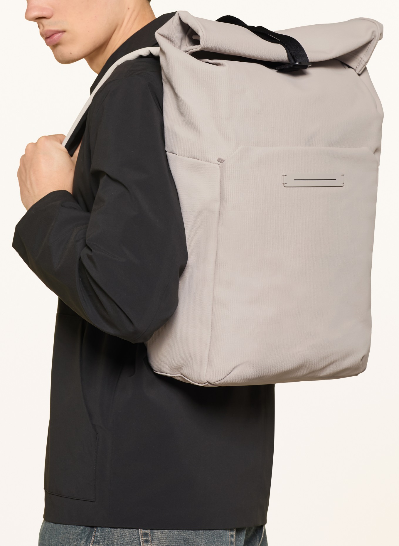 HORIZN STUDIOS Sac à dos SOFO 22 l avec compartiment pour ordinateur portable: GRIS CLAIR