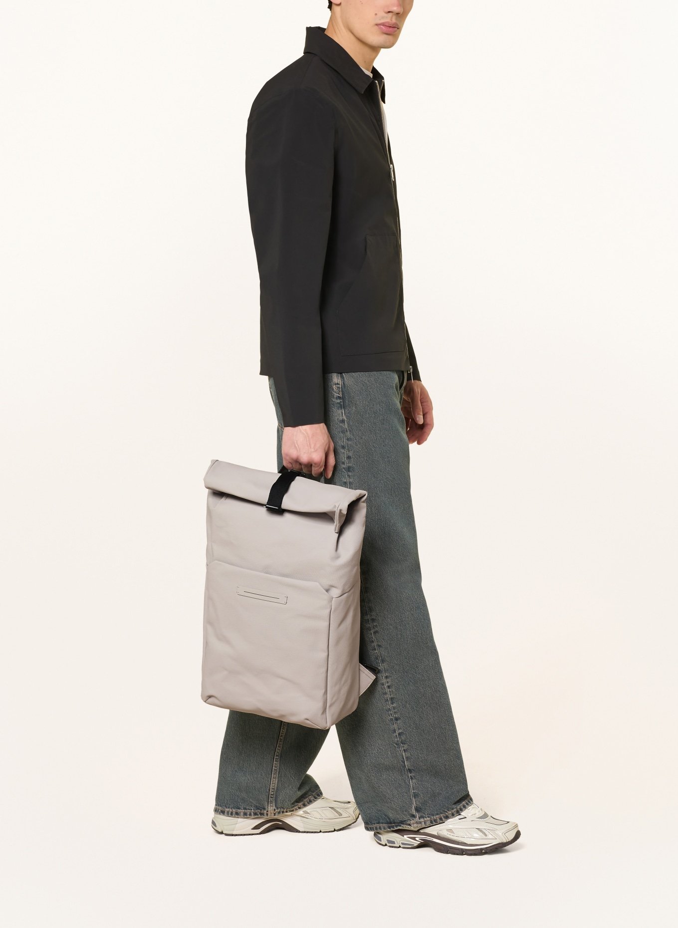 HORIZN STUDIOS Sac à dos SOFO 22 l avec compartiment pour ordinateur portable: GRIS CLAIR