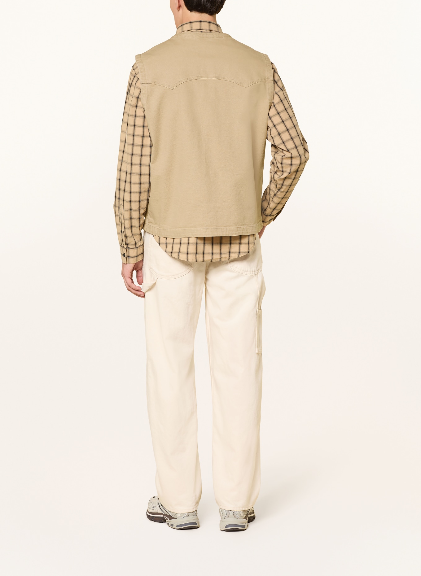 HUGO Jeansweste BRIDGELEY: CAMEL