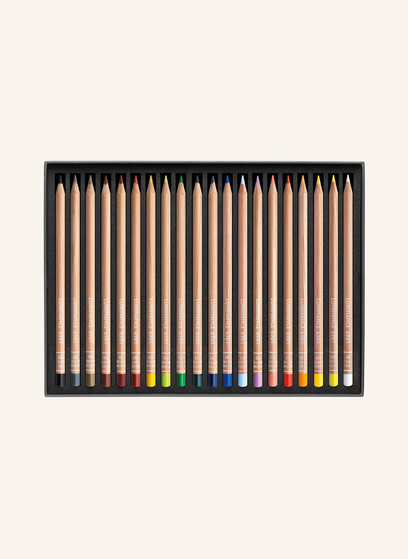CARAN d'ACHE Sada 20 barevných tužek LUMINANCE 6901™: BÉŽOVÁ