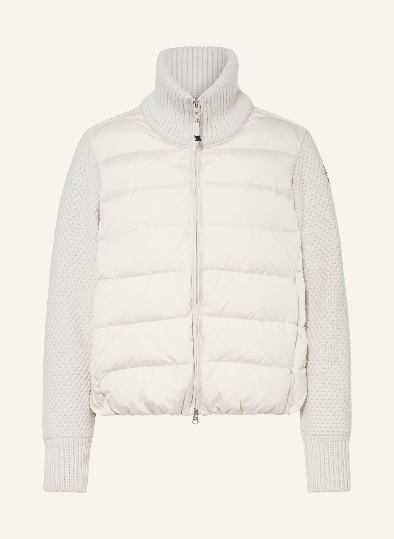 PARAJUMPERS Daunenjacke MOOONIE 2.0 im Materialmix: CREME