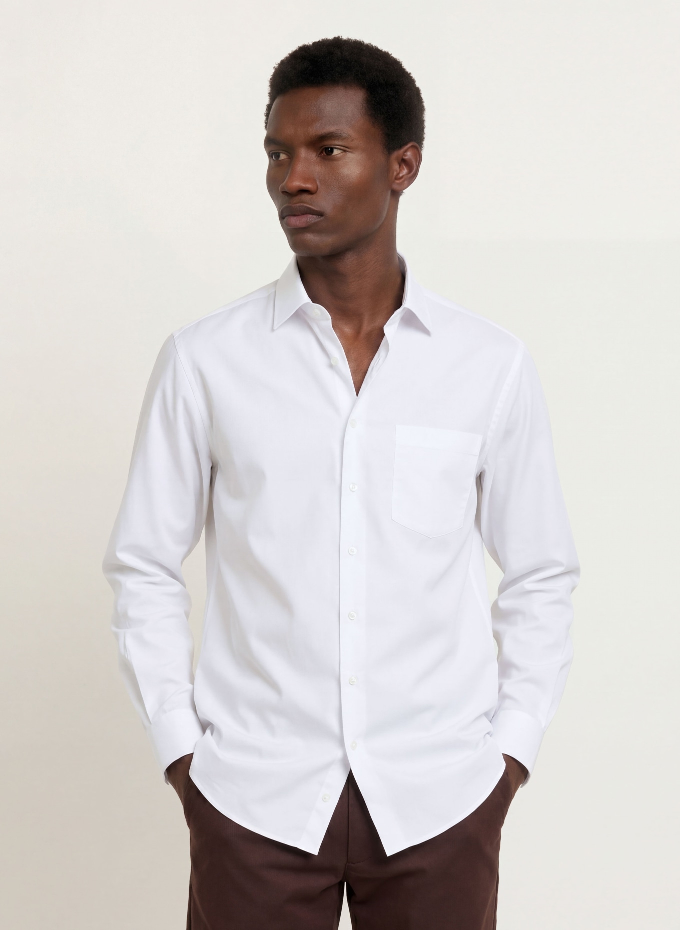 seidensticker Overhemd Comfort Fit: WIT