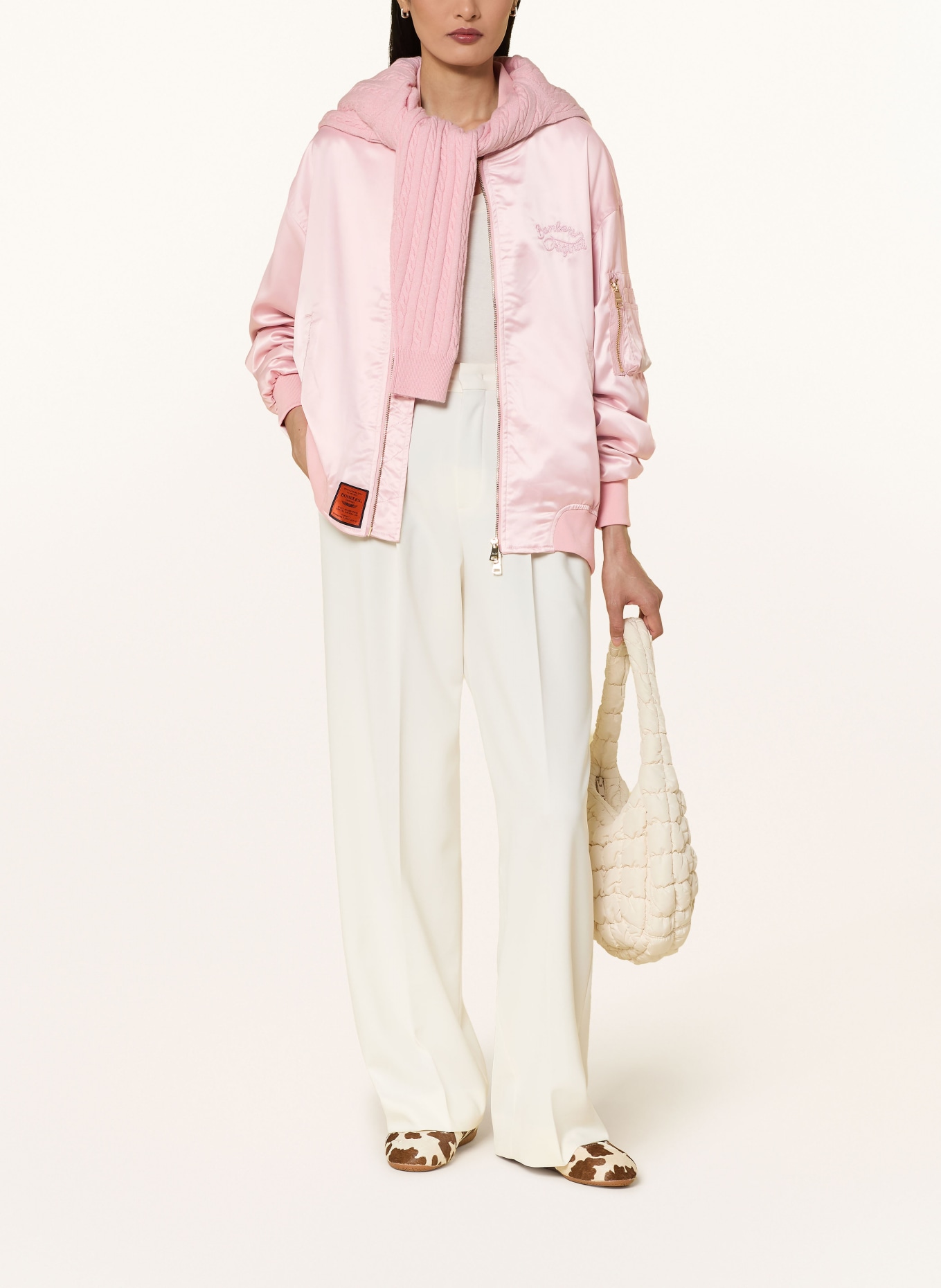 BOMBERS ORIGINAL Blouson: HELLROSA / GOLD