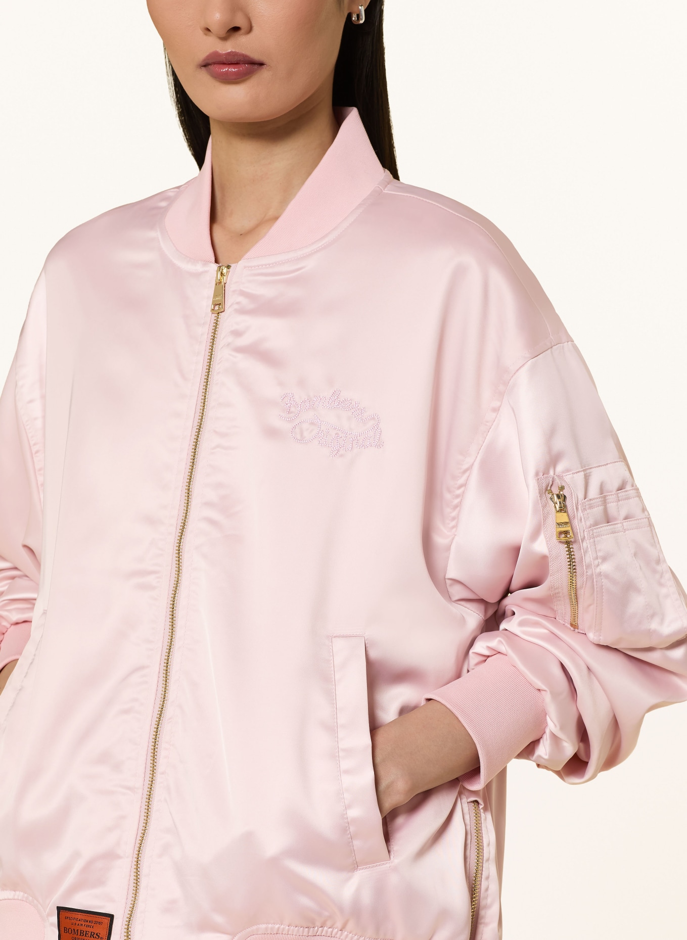 BOMBERS ORIGINAL Blouson: HELLROSA / GOLD