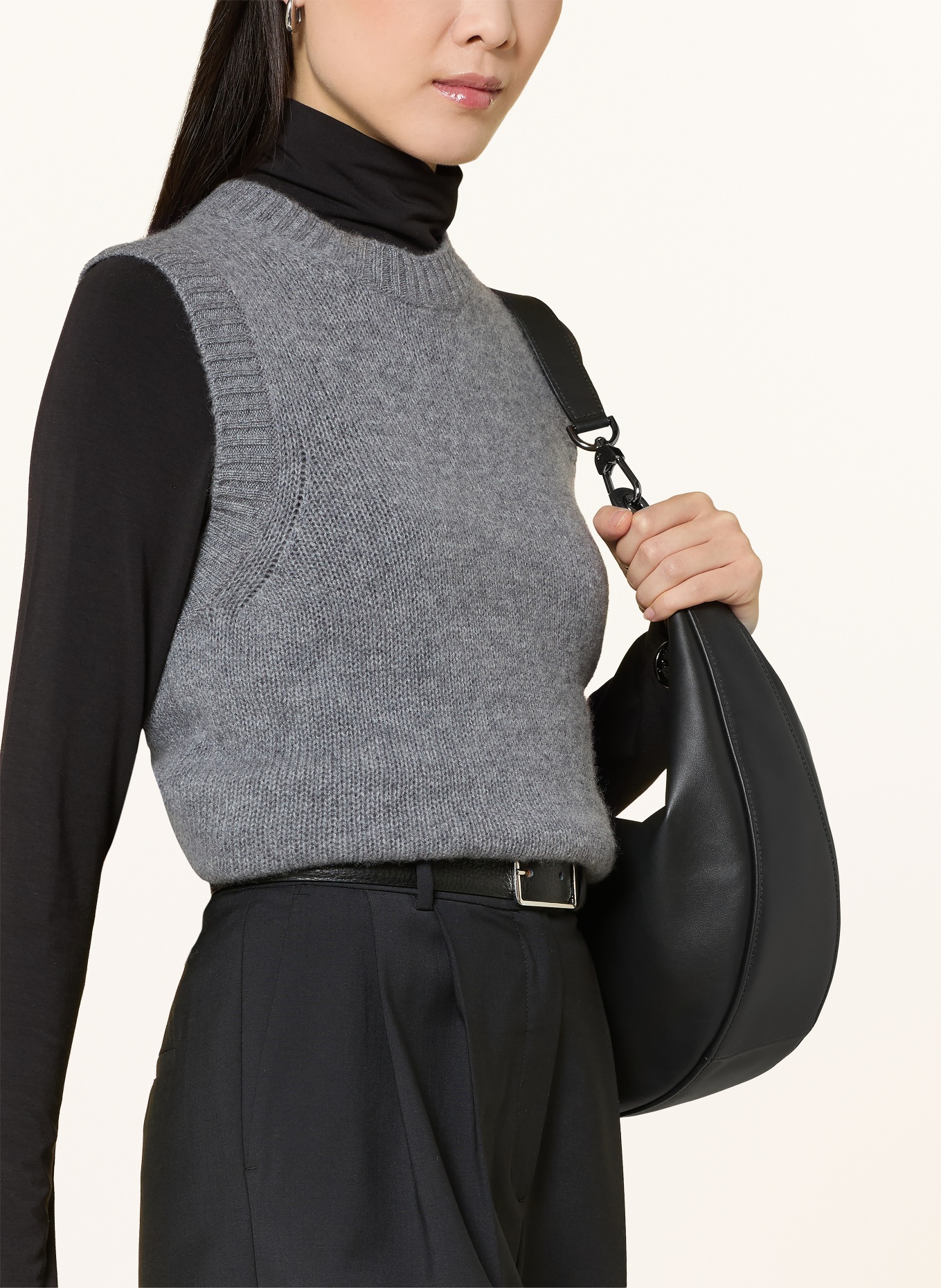 darling harbour Rollkragenshirt: BLACK