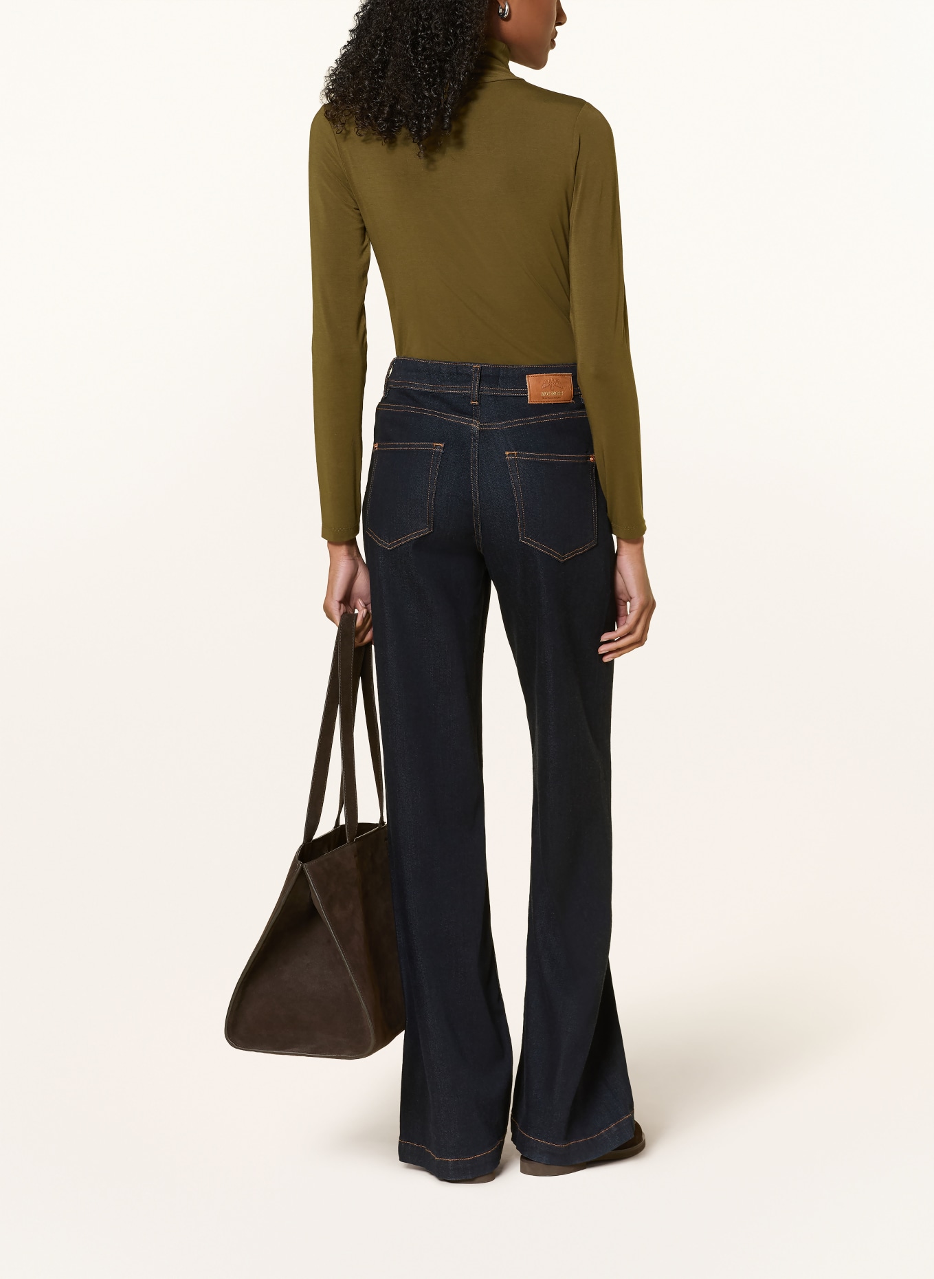 darling harbour Pull à col roulé: OLIVE
