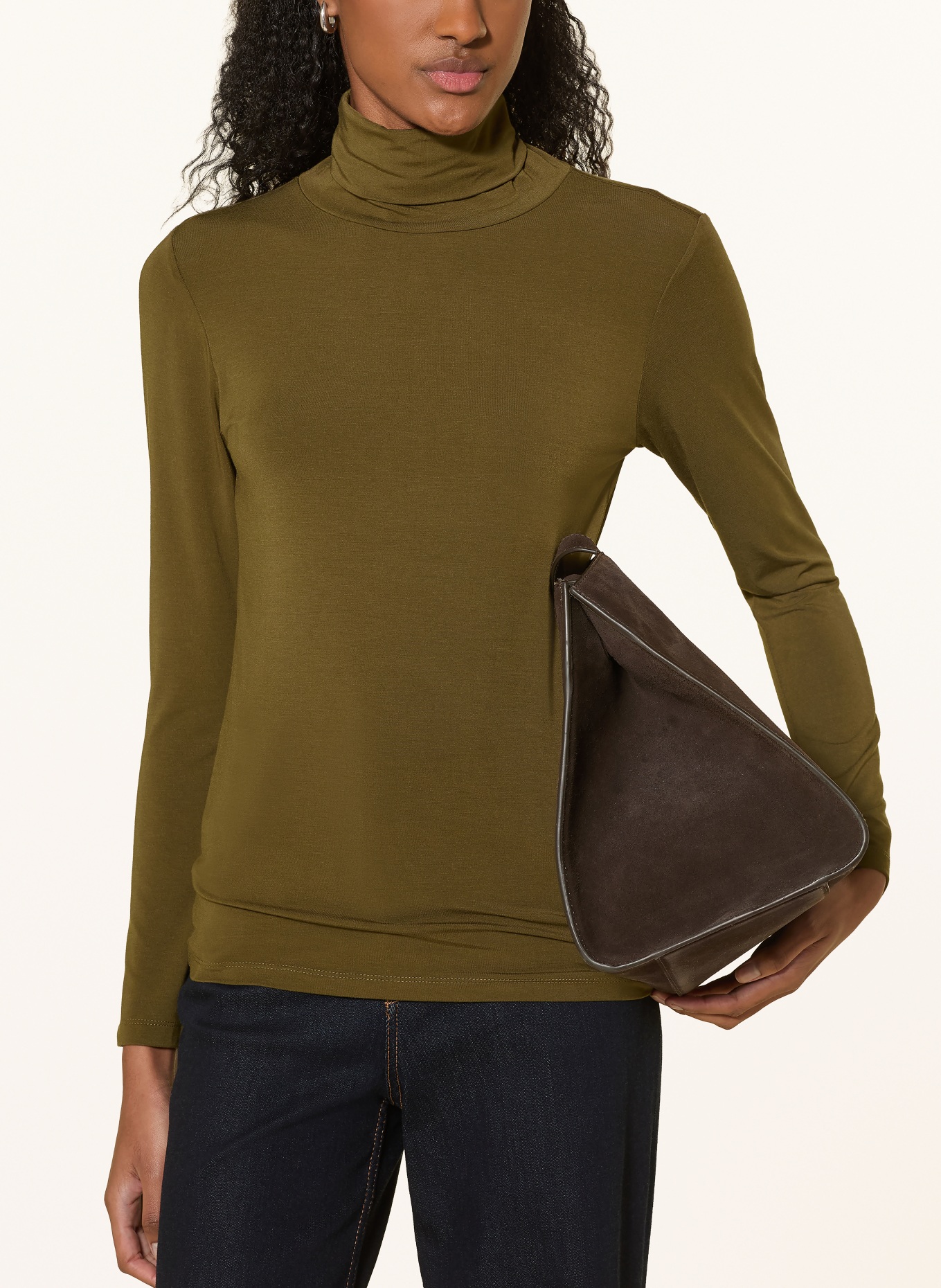 darling harbour Pull à col roulé: OLIVE