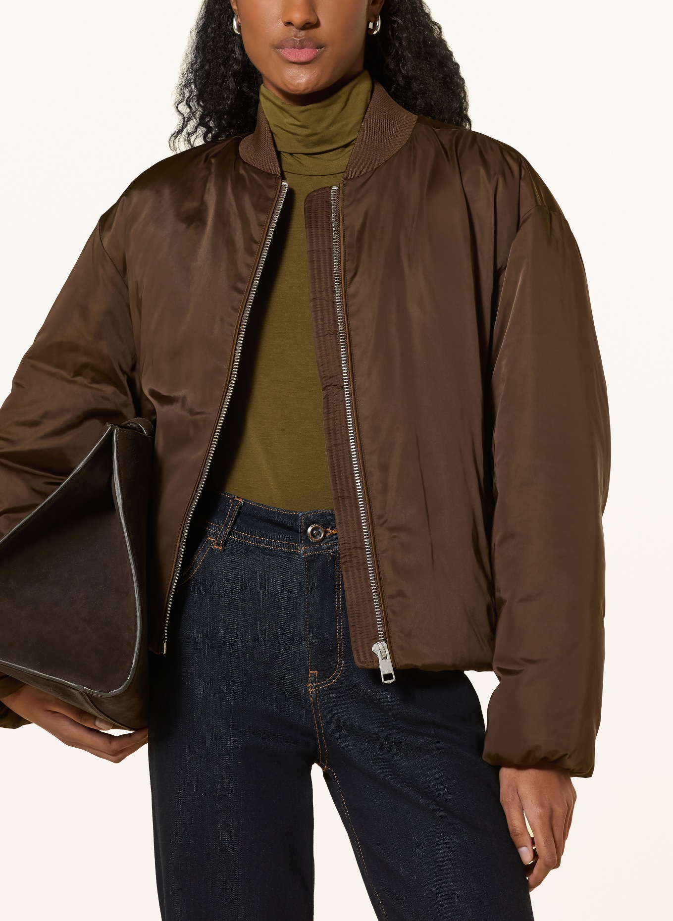 darling harbour Pull à col roulé: OLIVE