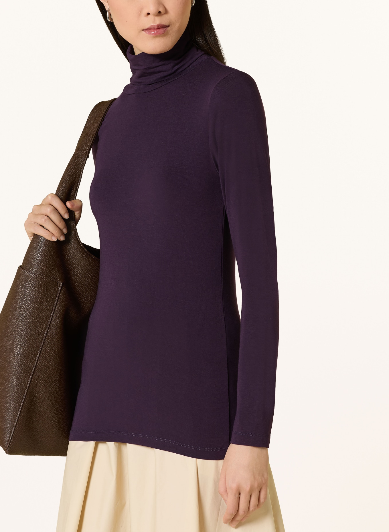darling harbour Turtleneck shirt: BLUEBERRY
