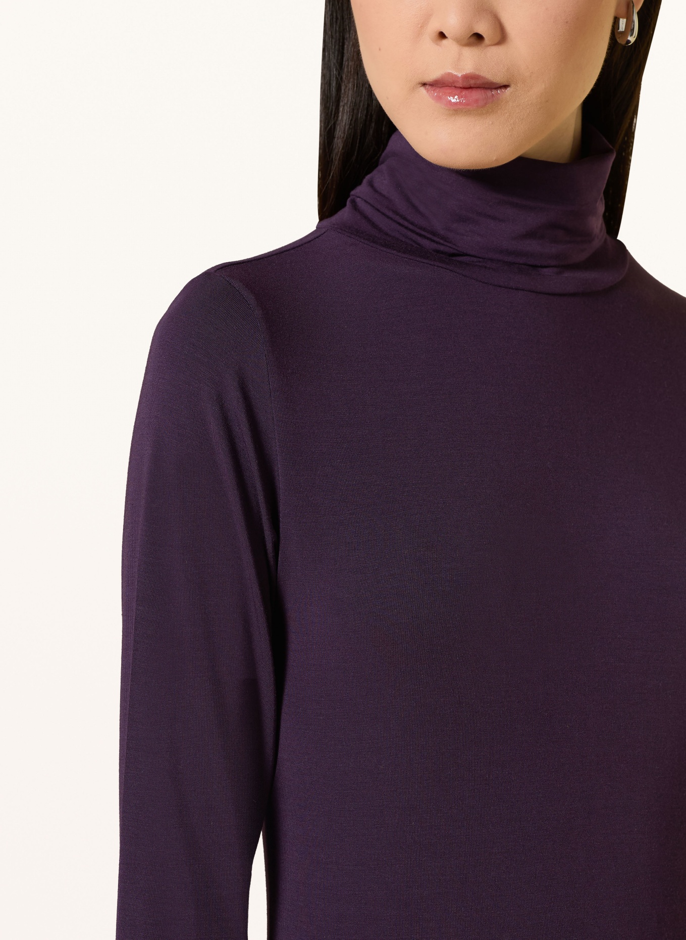 darling harbour Turtleneck shirt: BLUEBERRY