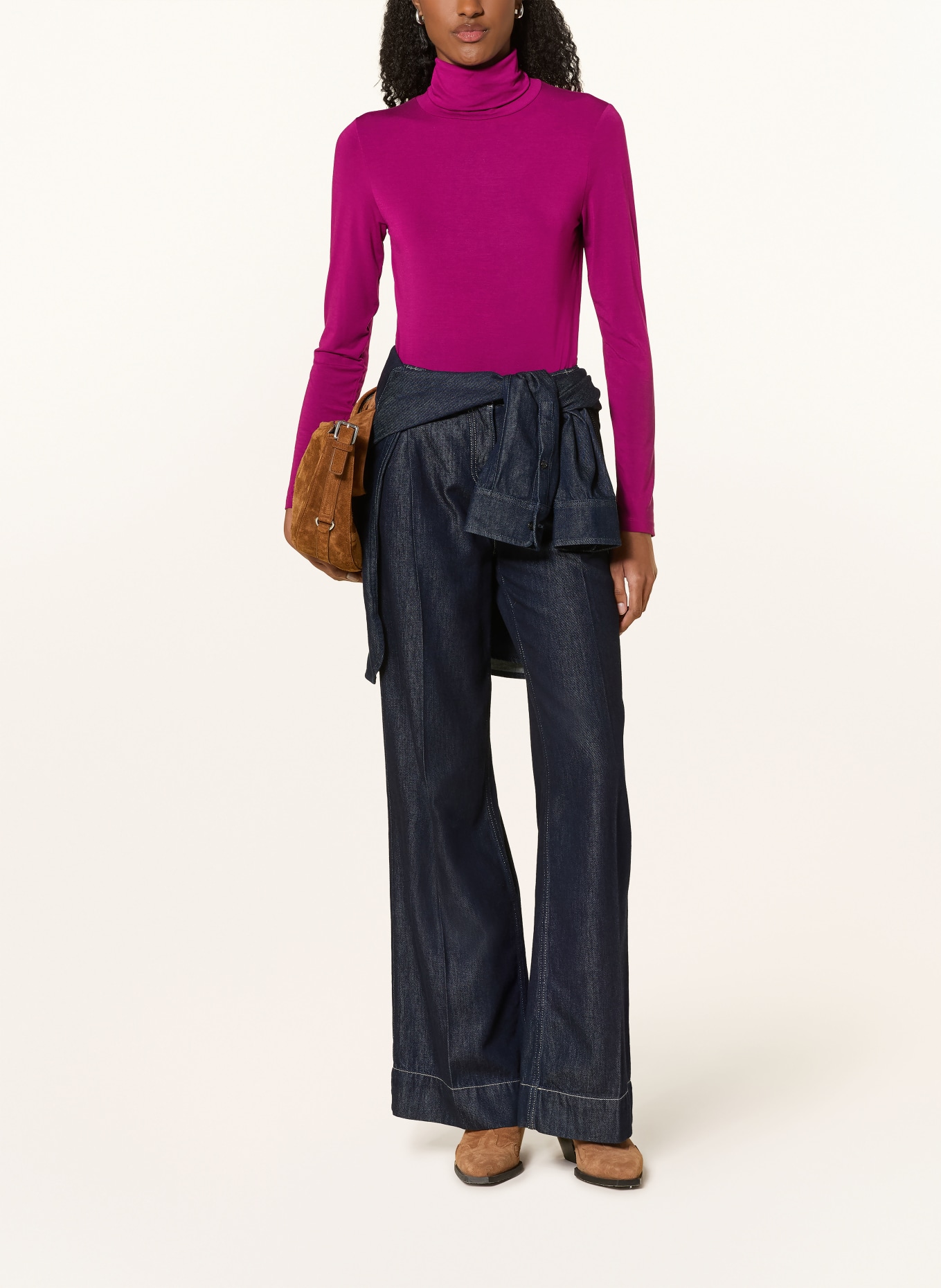 darling harbour Rollkragenshirt: FUCHSIA