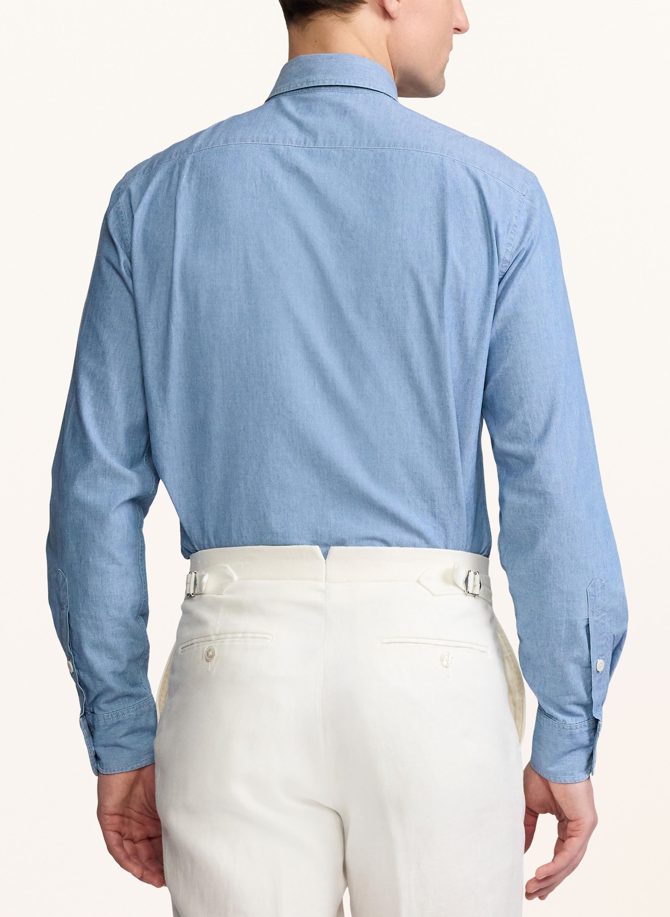 RALPH LAUREN PURPLE LABEL Jeanshemd Slim Fit: HELLBLAU