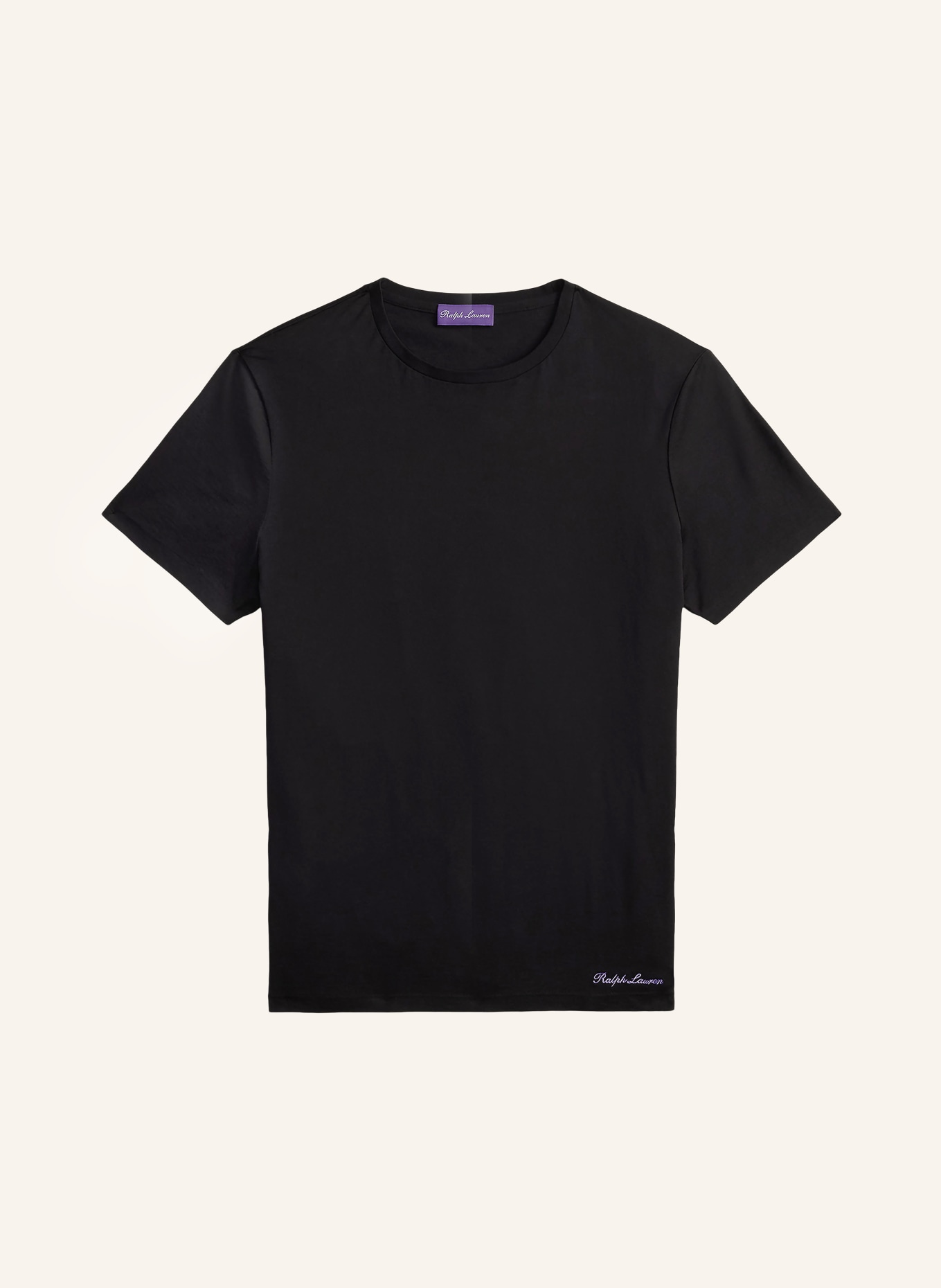 RALPH LAUREN PURPLE LABEL T-shirt: NOIR
