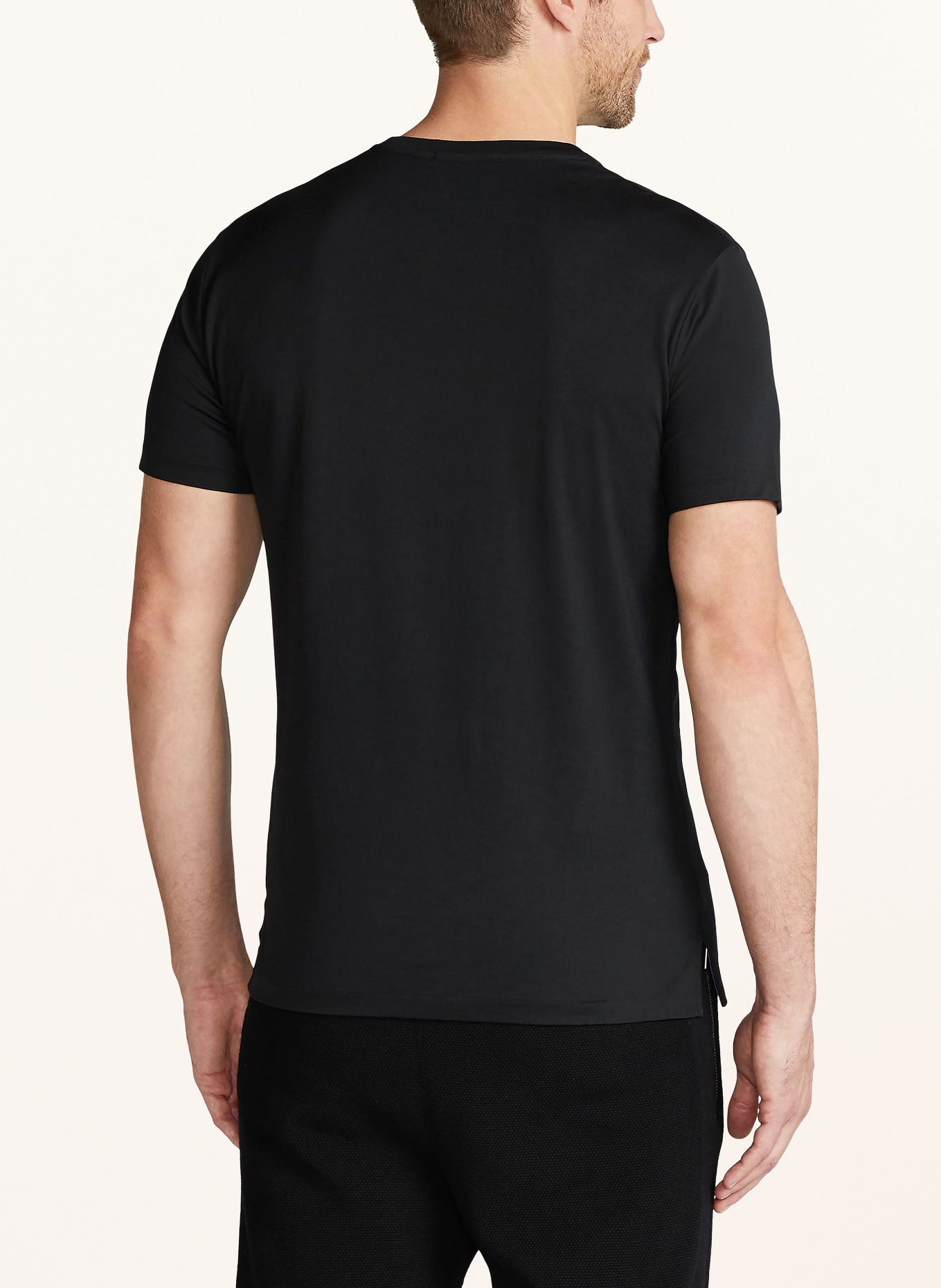 RALPH LAUREN PURPLE LABEL T-shirt: NOIR