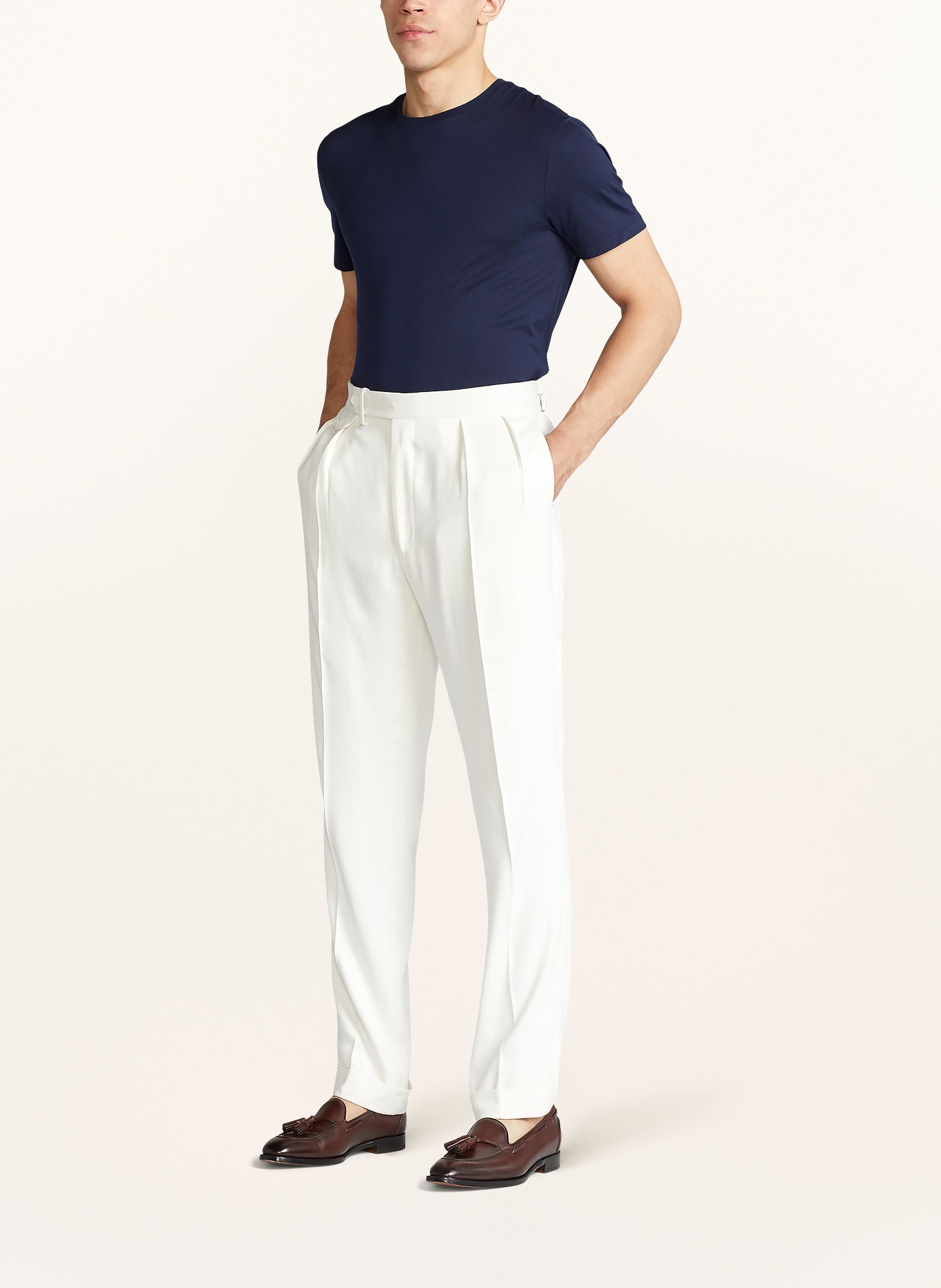 RALPH LAUREN PURPLE LABEL T-shirt: BLEU FONCÉ