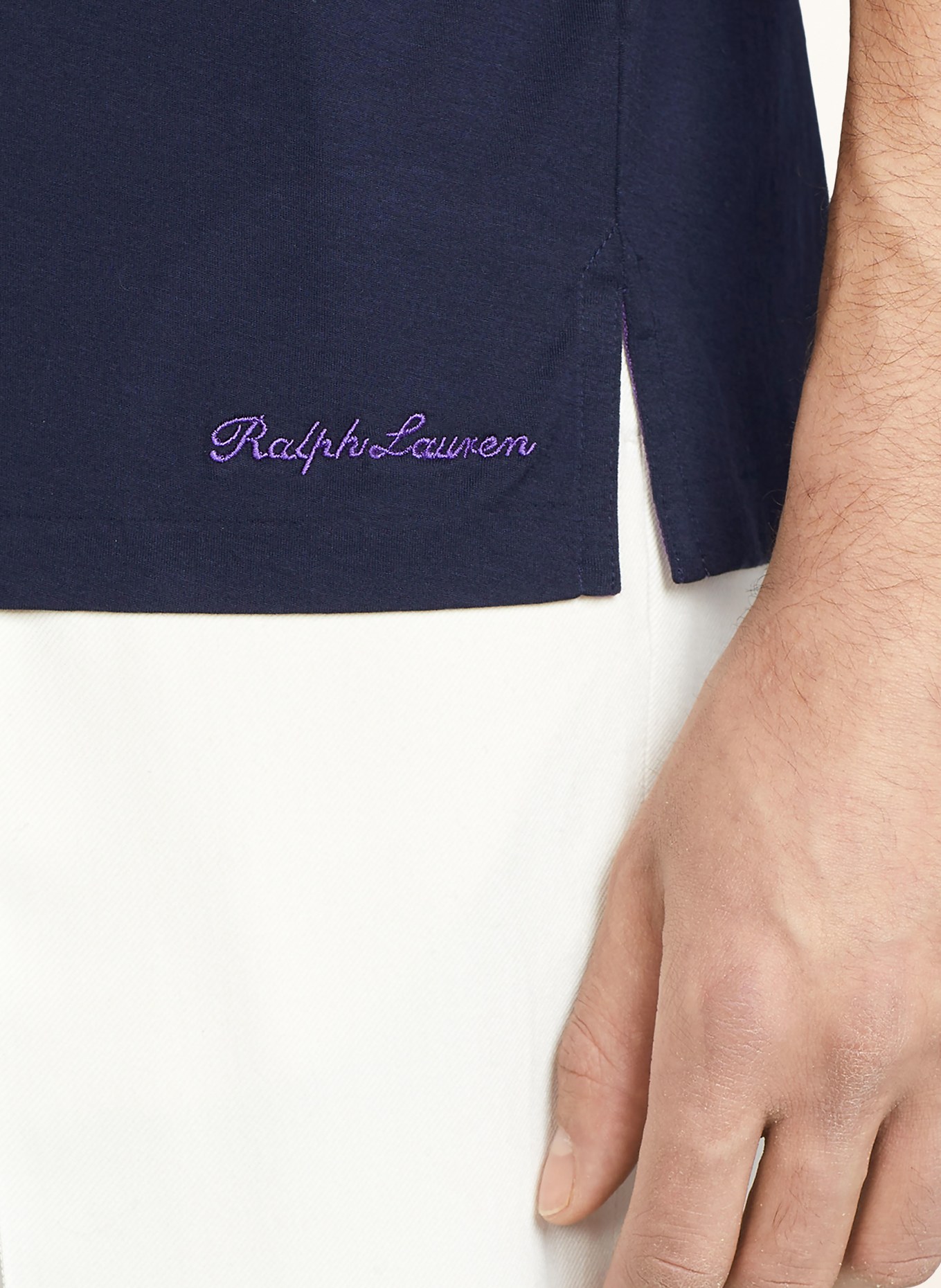 RALPH LAUREN PURPLE LABEL T-shirt: BLEU FONCÉ