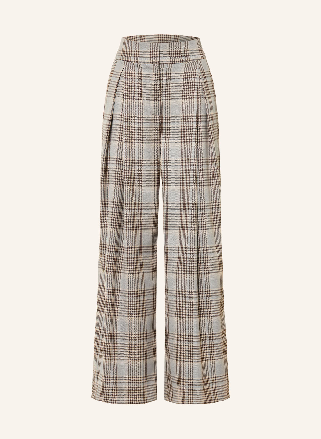 SEM PER LEI Marlenehose: GRAU / DUNKELBRAUN / BEIGE